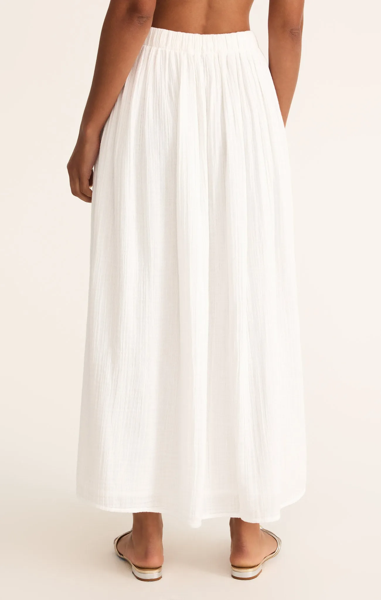 Reina Airy Gauze Midi Skirt sold by Z Supply product image thumbnail 3