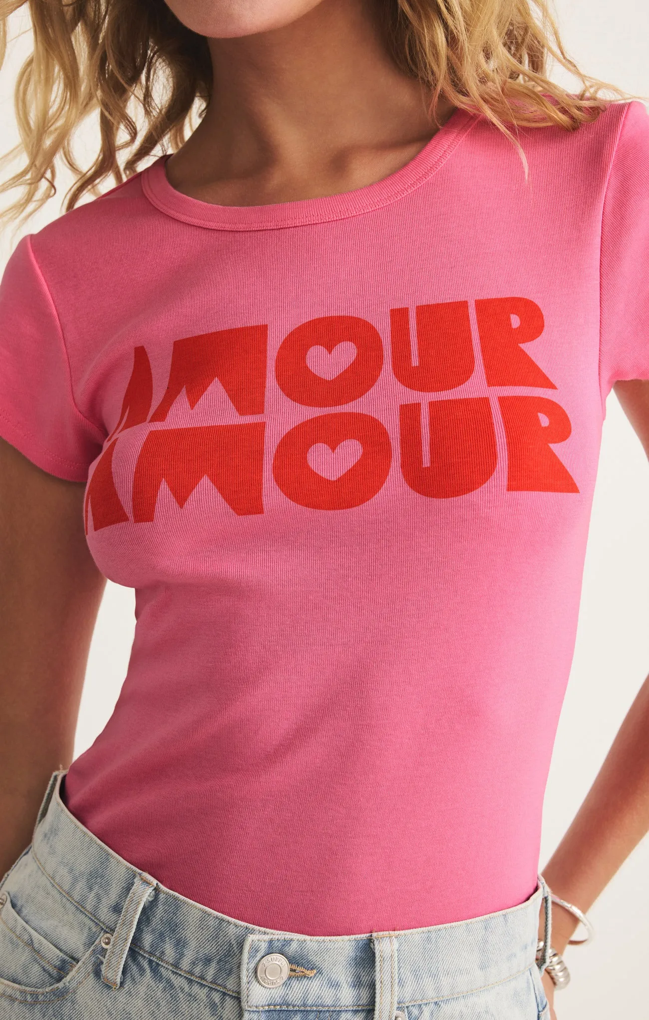 Amour Cheeky Tee sold by Z Supply product image thumbnail 5