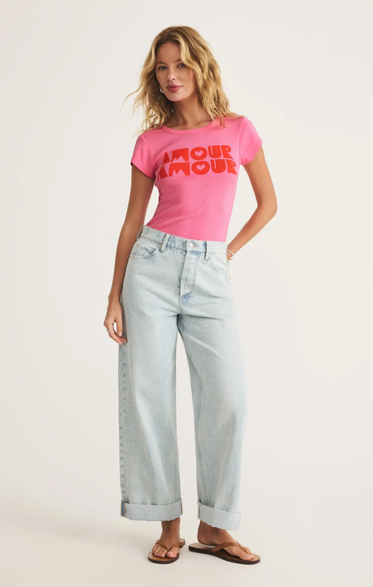 Amour Cheeky Tee sold by Z Supply product image thumbnail 4