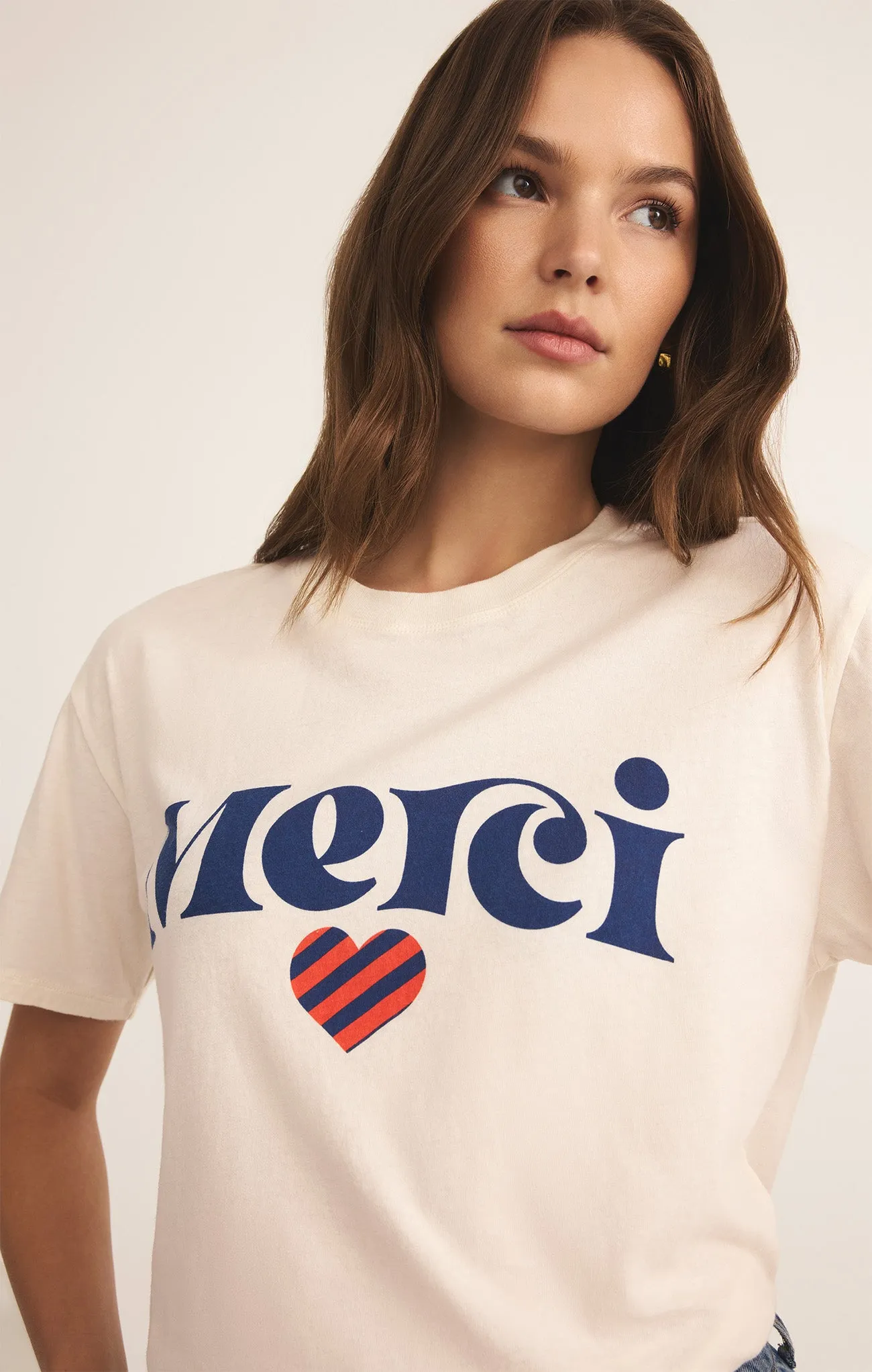Merci Boyfriend Tee sold by Z Supply product image thumbnail 5