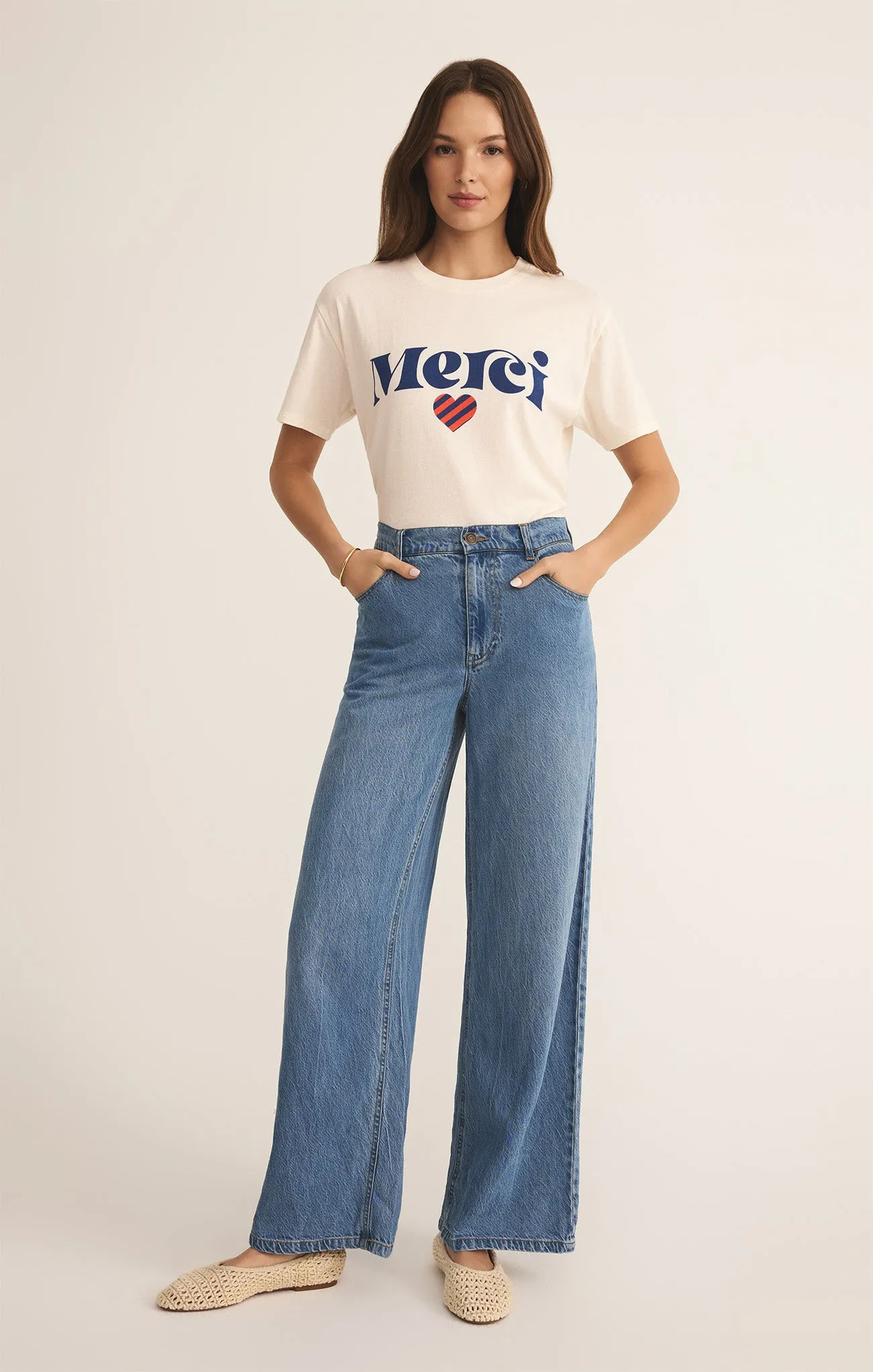 Merci Boyfriend Tee sold by Z Supply product image thumbnail 4