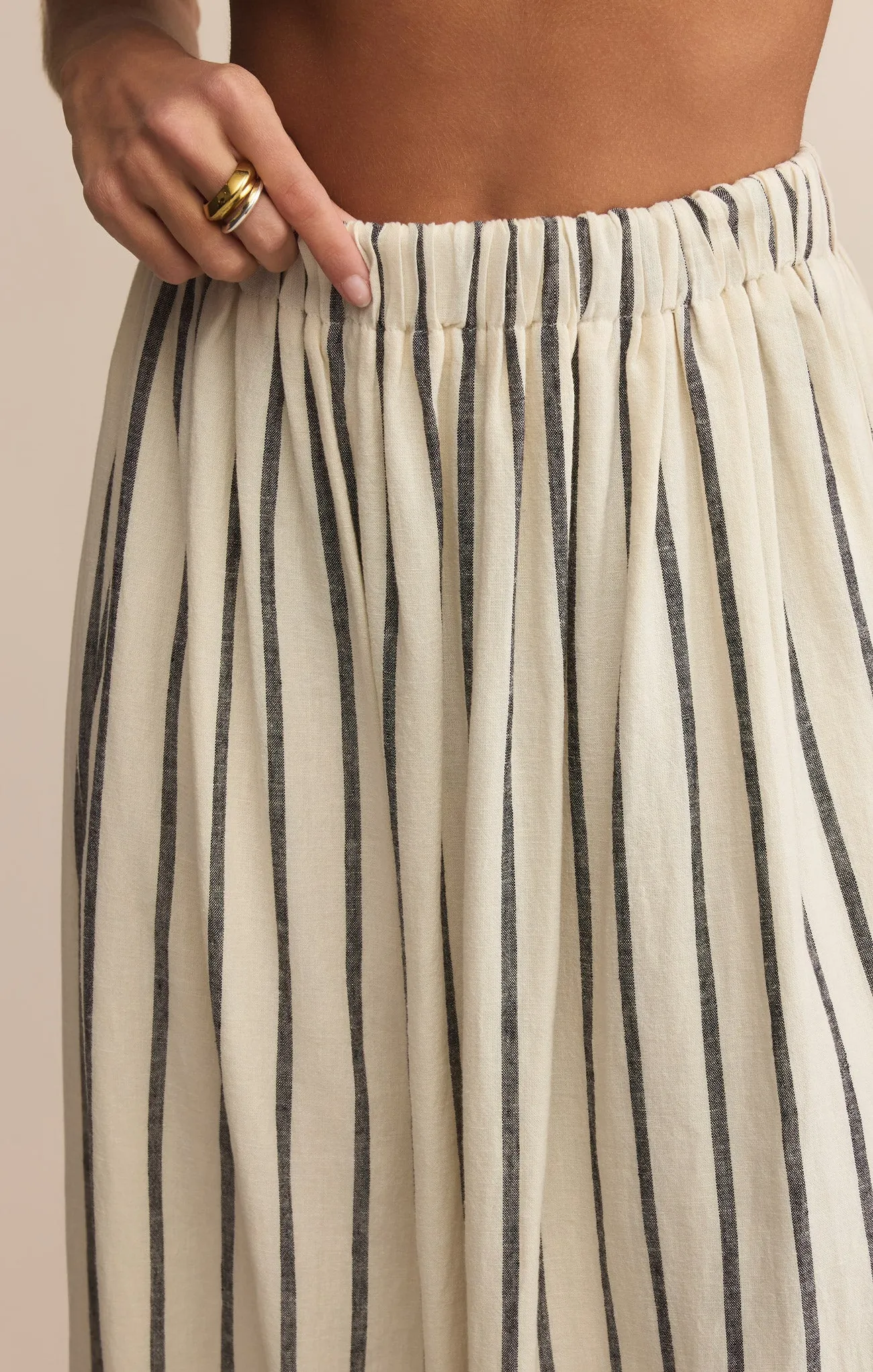 Kassidy Stripe Linen Skirt sold by Z Supply product image thumbnail 5