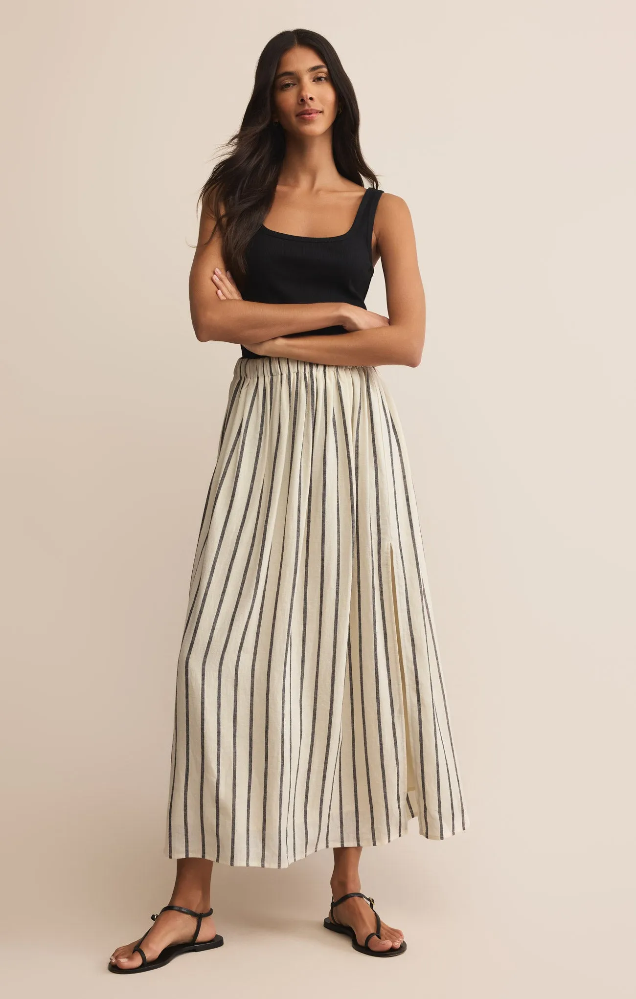 Kassidy Stripe Linen Skirt sold by Z Supply product image thumbnail 4