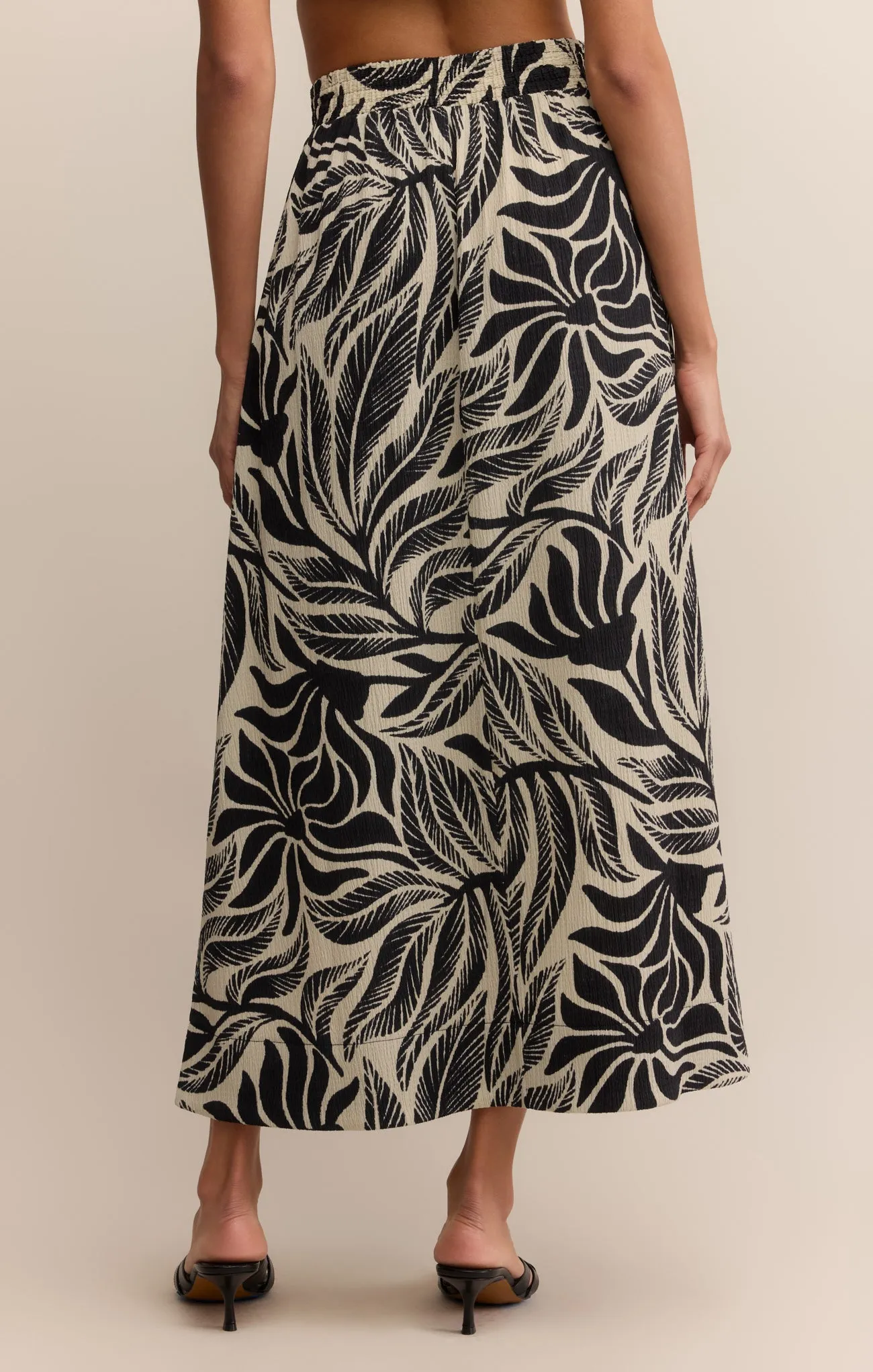 Serendipidity Palm Maxi Skirt sold by Z Supply product image thumbnail 2