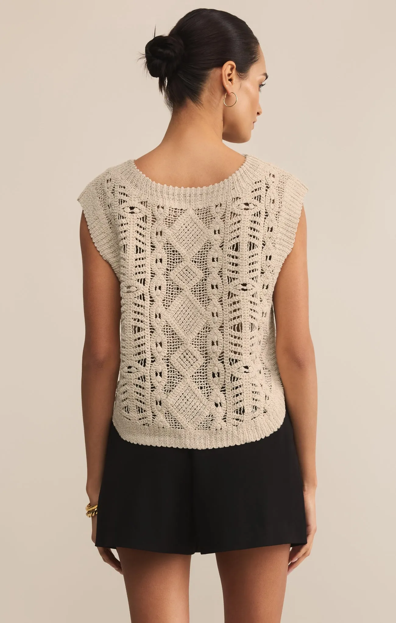 Baroque Crochet Sweater Top sold by Z Supply product image thumbnail 2