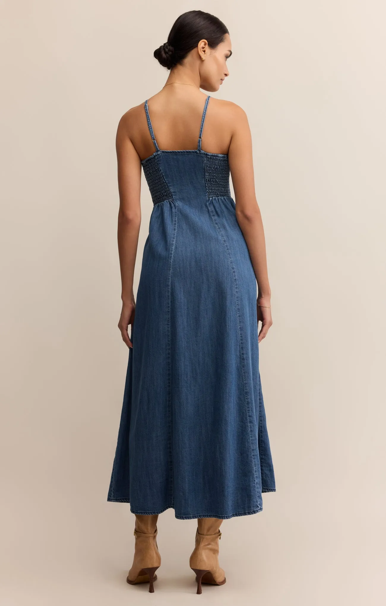 Angel Eyes Denim Midi Dress sold by Z Supply product image thumbnail 4