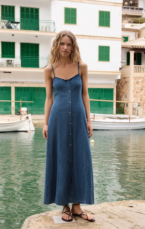 Angel Eyes Denim Midi Dress sold by Z Supply