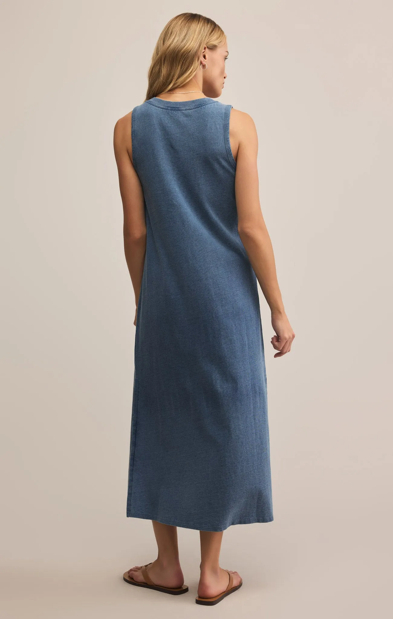 Coastline Jersey Denim Midi Dress sold by Z Supply product image thumbnail 2