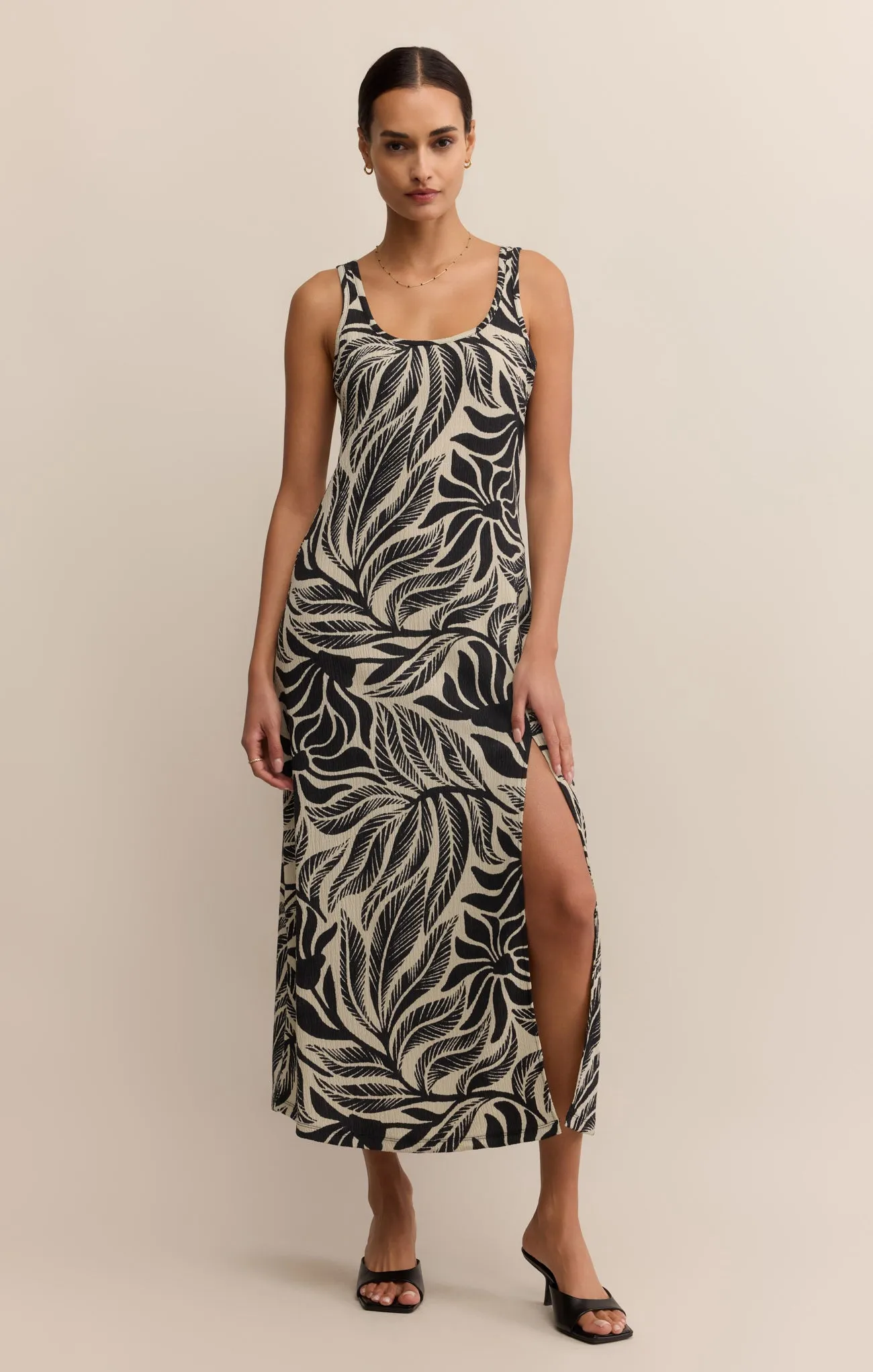 Polanco Palm Midi Dress sold by Z Supply