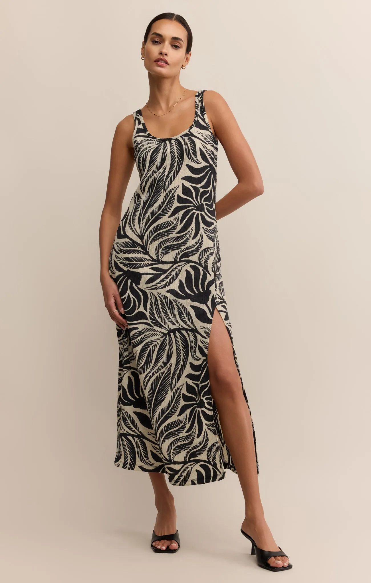 Polanco Palm Midi Dress sold by Z Supply product image thumbnail 4