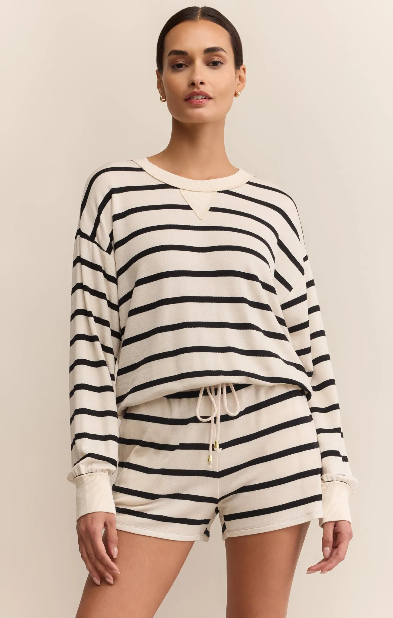 Stand Out Striped Modal Sweatshirt sold by Z Supply
