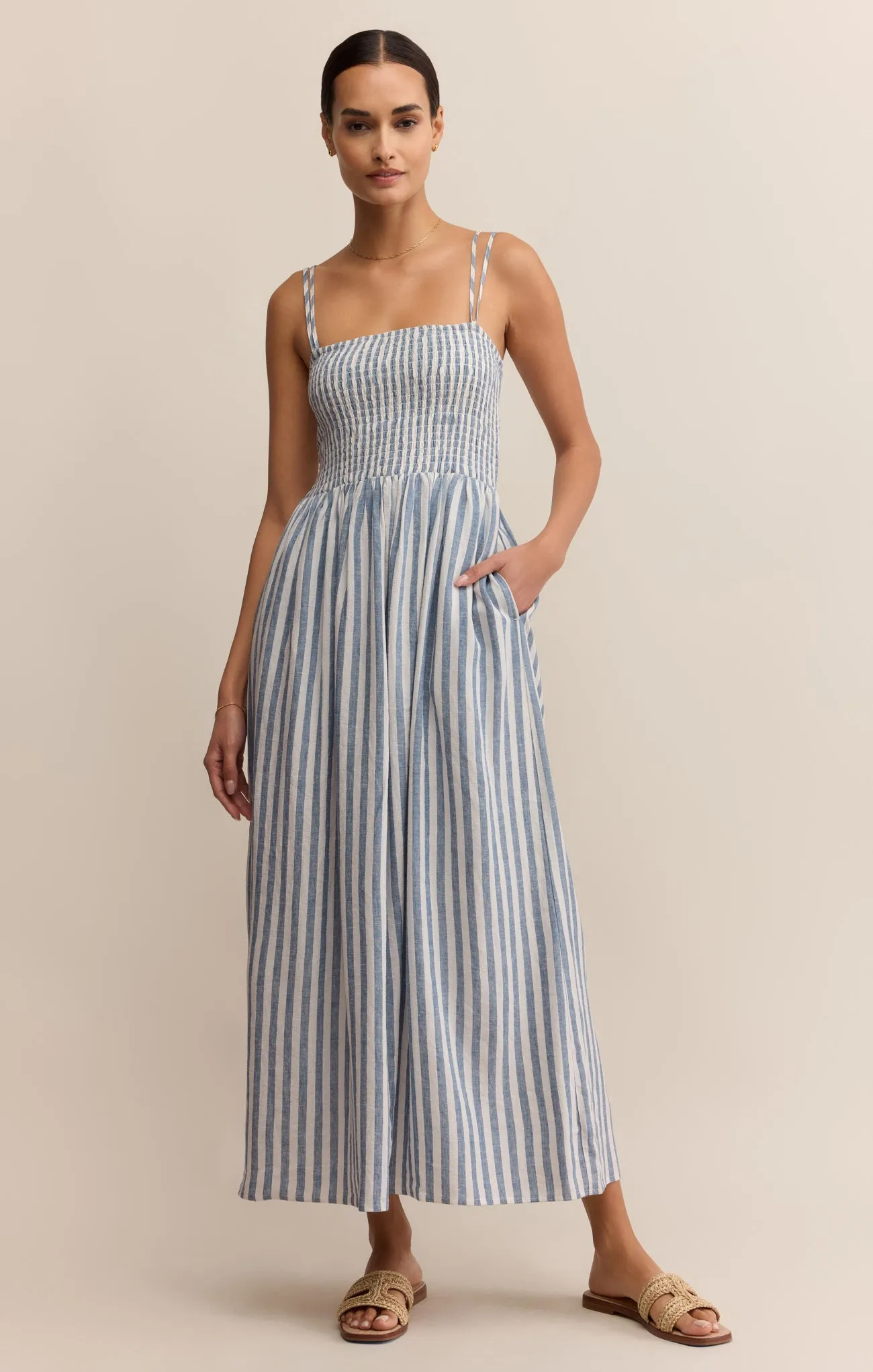 Nadine Striped Maxi Dress sold by Z Supply product image thumbnail 3