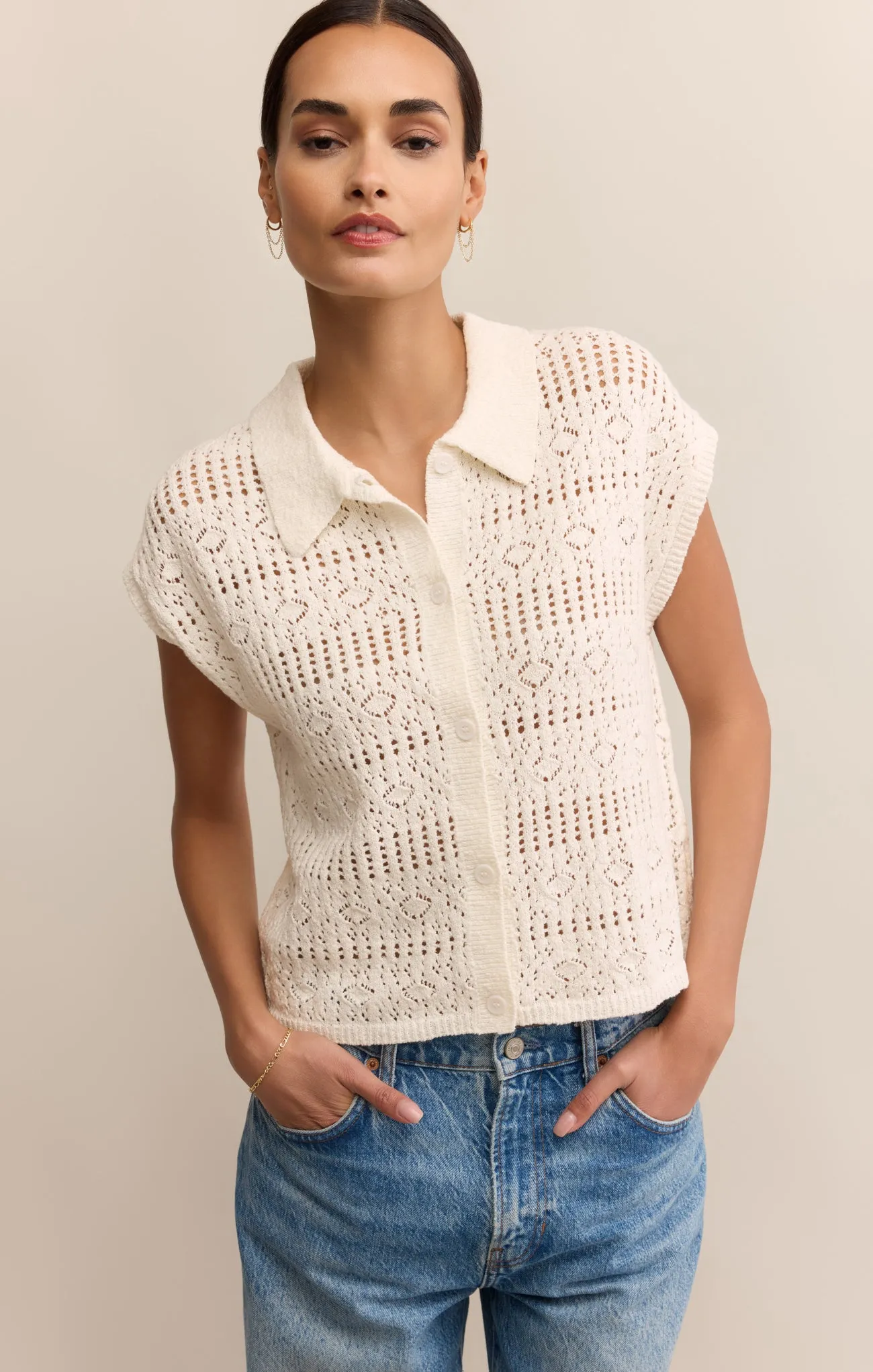 Kinsley Cotton Sweater Top sold by Z Supply