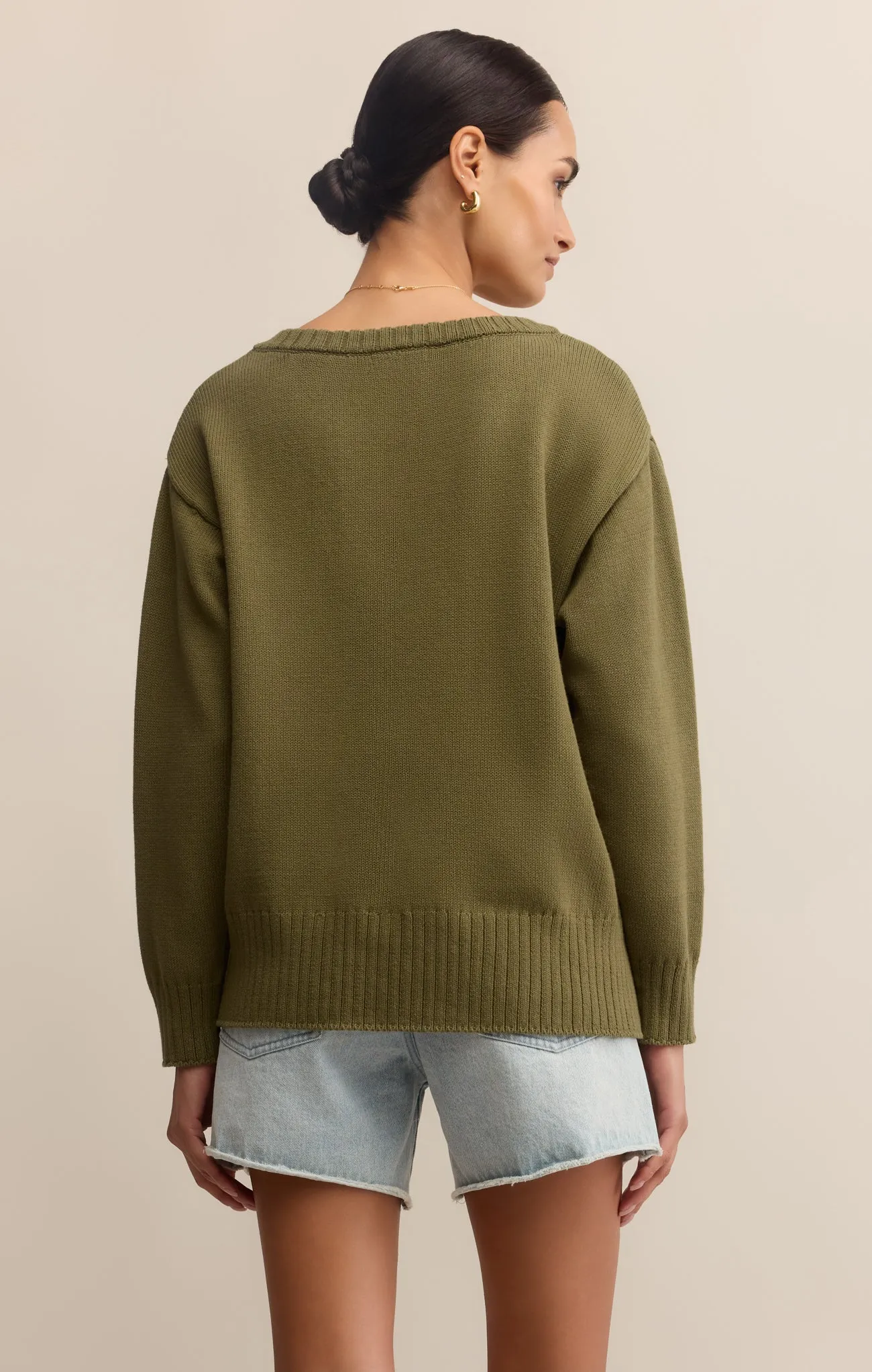 All Around Cotton V-Neck Sweater sold by Z Supply product image thumbnail 2