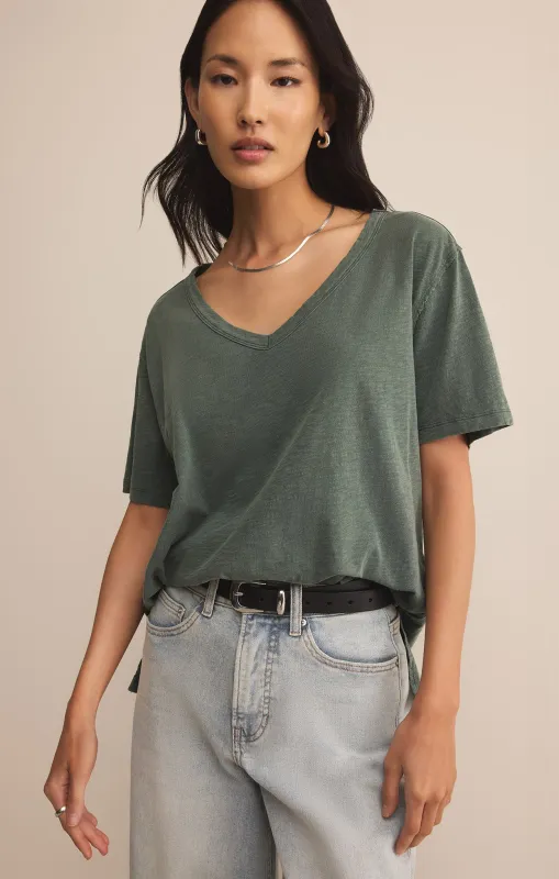 Lively Slub V-Neck Tee sold by Z Supply