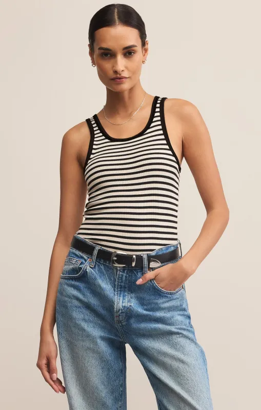 Classic Striped Scoop Tank sold by Z Supply
