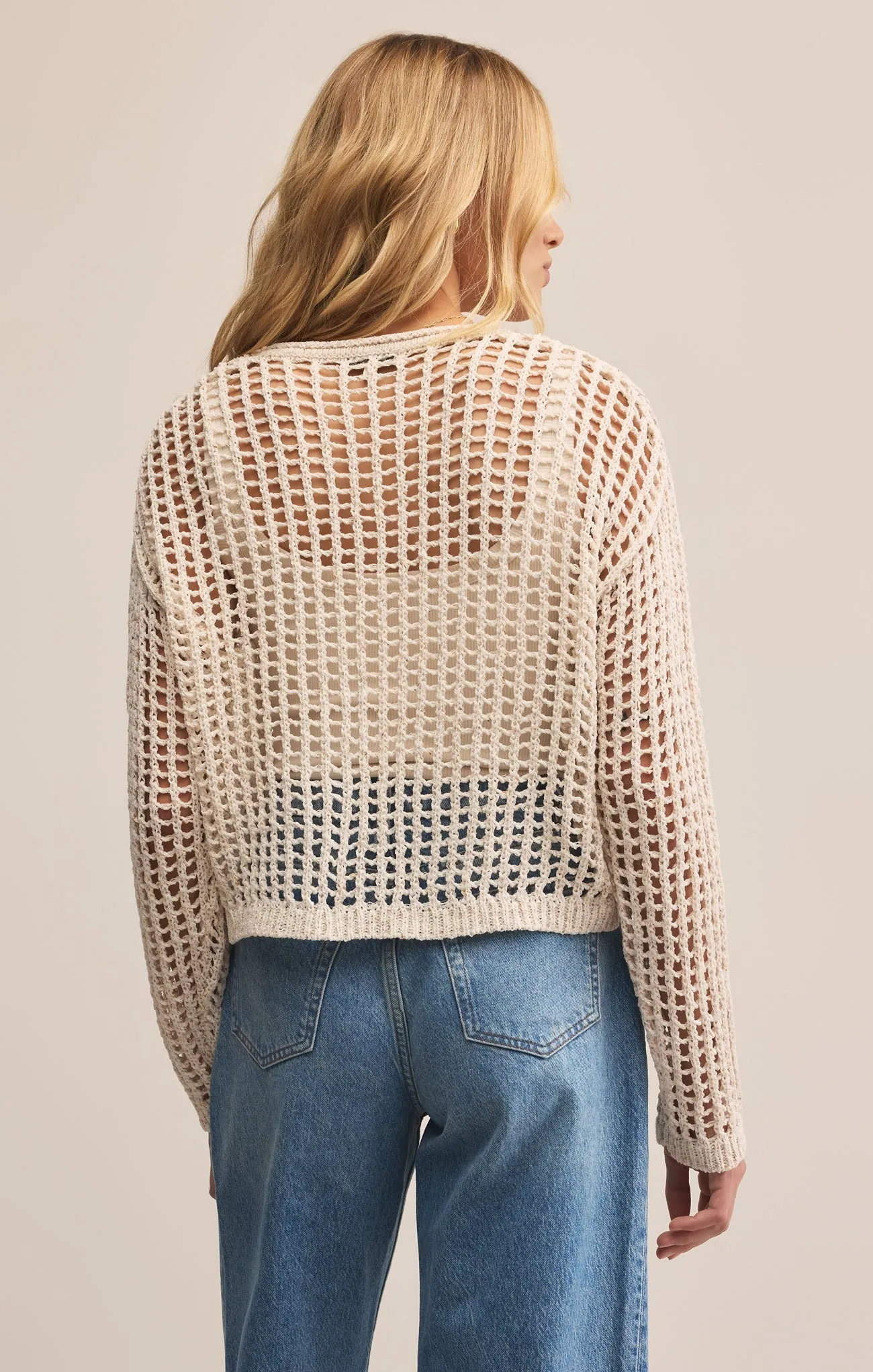 Felix Cropped Crochet Sweater sold by Z Supply product image thumbnail 2