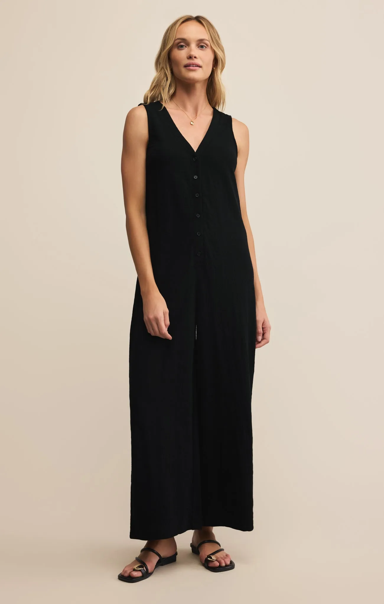 Solace Textured Slub Jumpsuit sold by Z Supply product image thumbnail 4