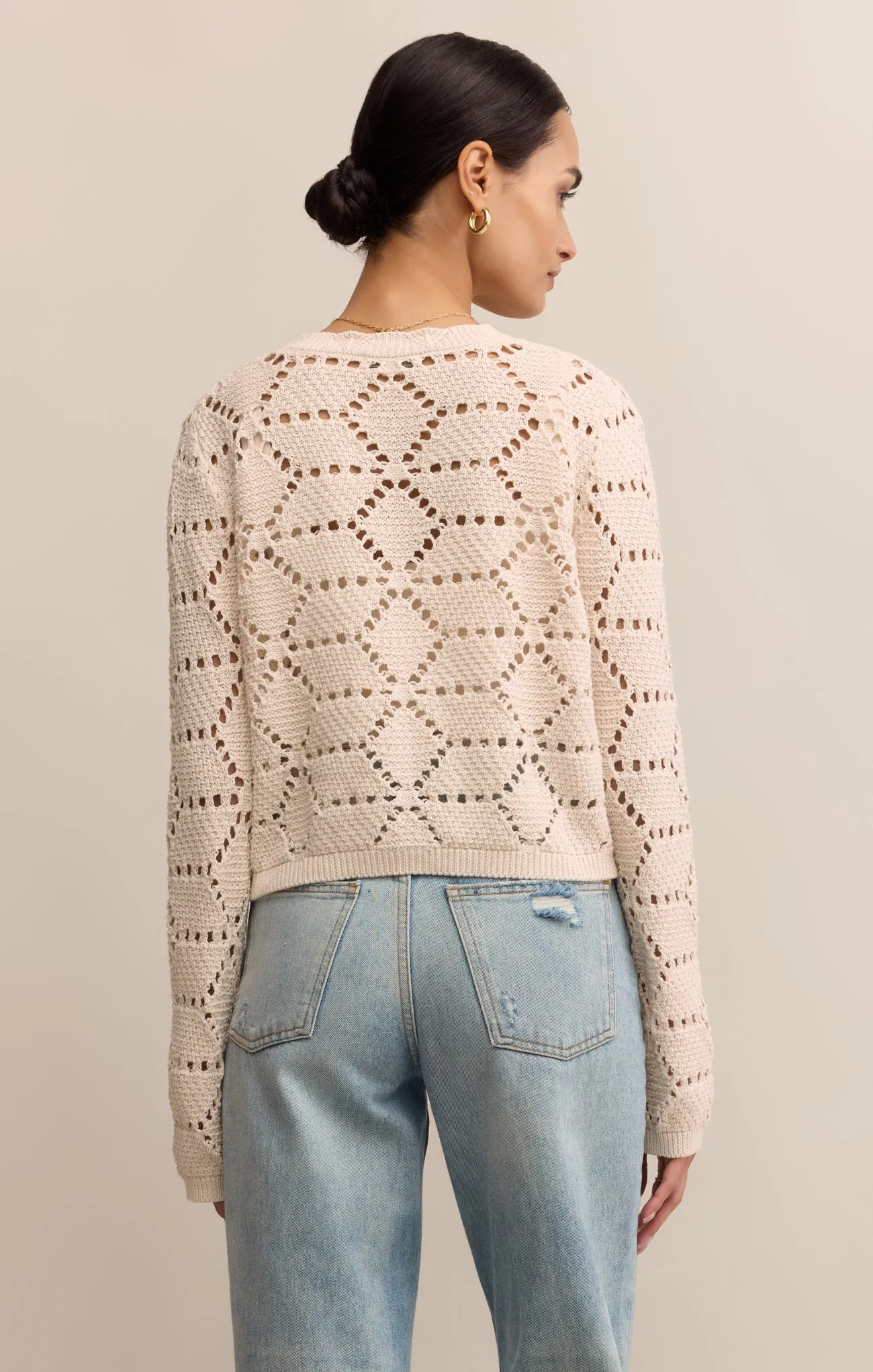 Rosalyn Diamond Sweater Cardigan sold by Z Supply product image thumbnail 4