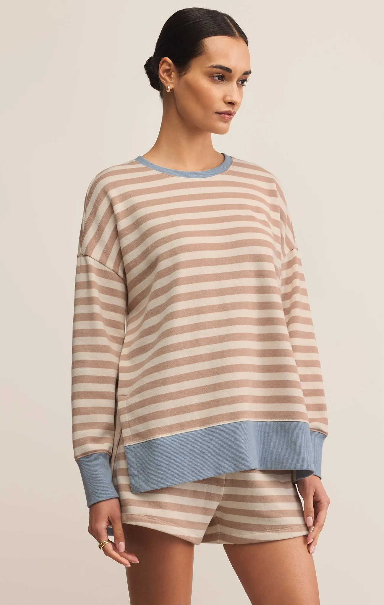 Layer Up Stripe Sweatshirt sold by Z Supply product image thumbnail 5