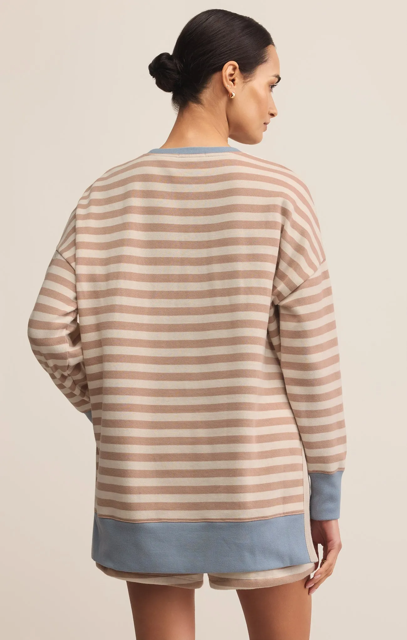 Layer Up Stripe Sweatshirt sold by Z Supply product image thumbnail 4