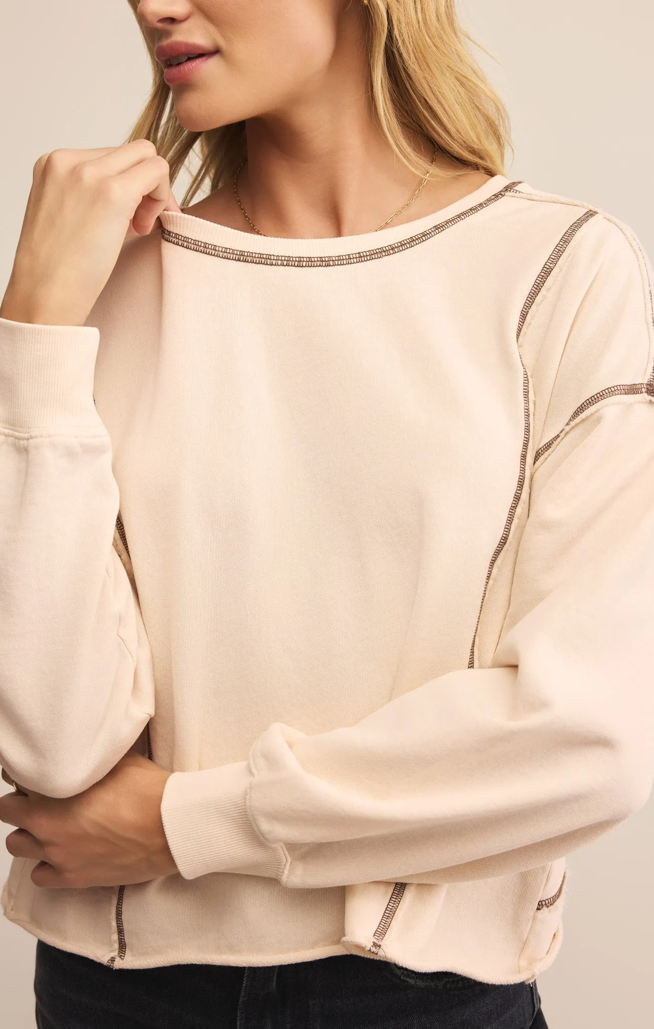 Fan Club Sweatshirt sold by Z Supply product image thumbnail 5