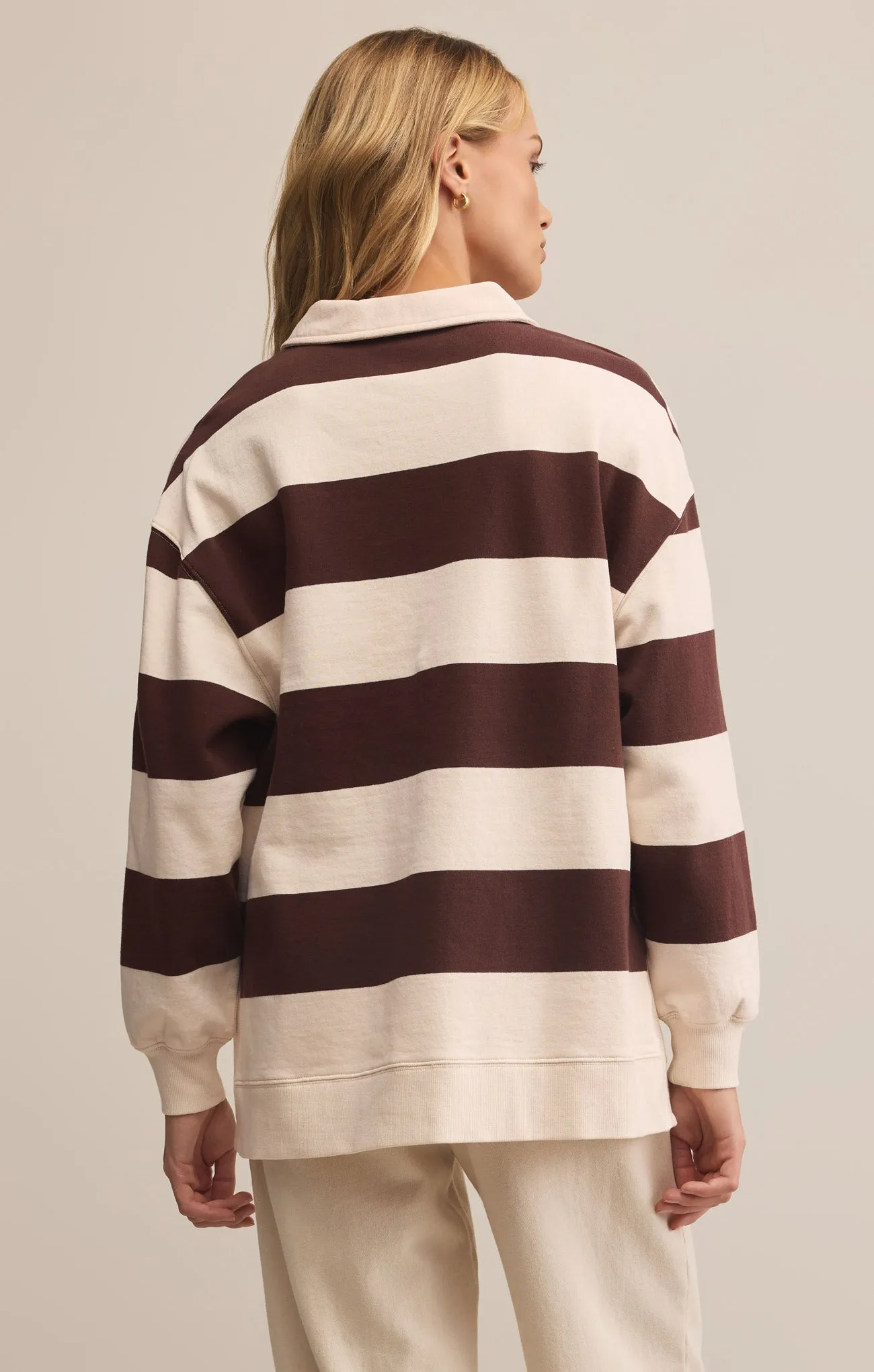 Rugby Brushed Fleece Henley sold by Z Supply product image thumbnail 2