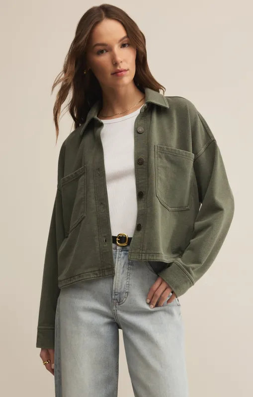 All Day Cropped Knit Jacket sold by Z Supply
