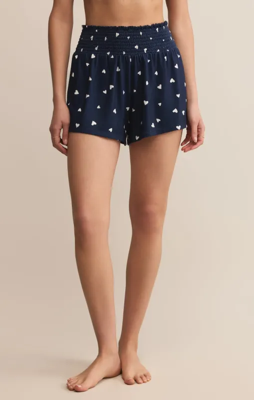 Dawn Smocked Heart Short sold by Z Supply