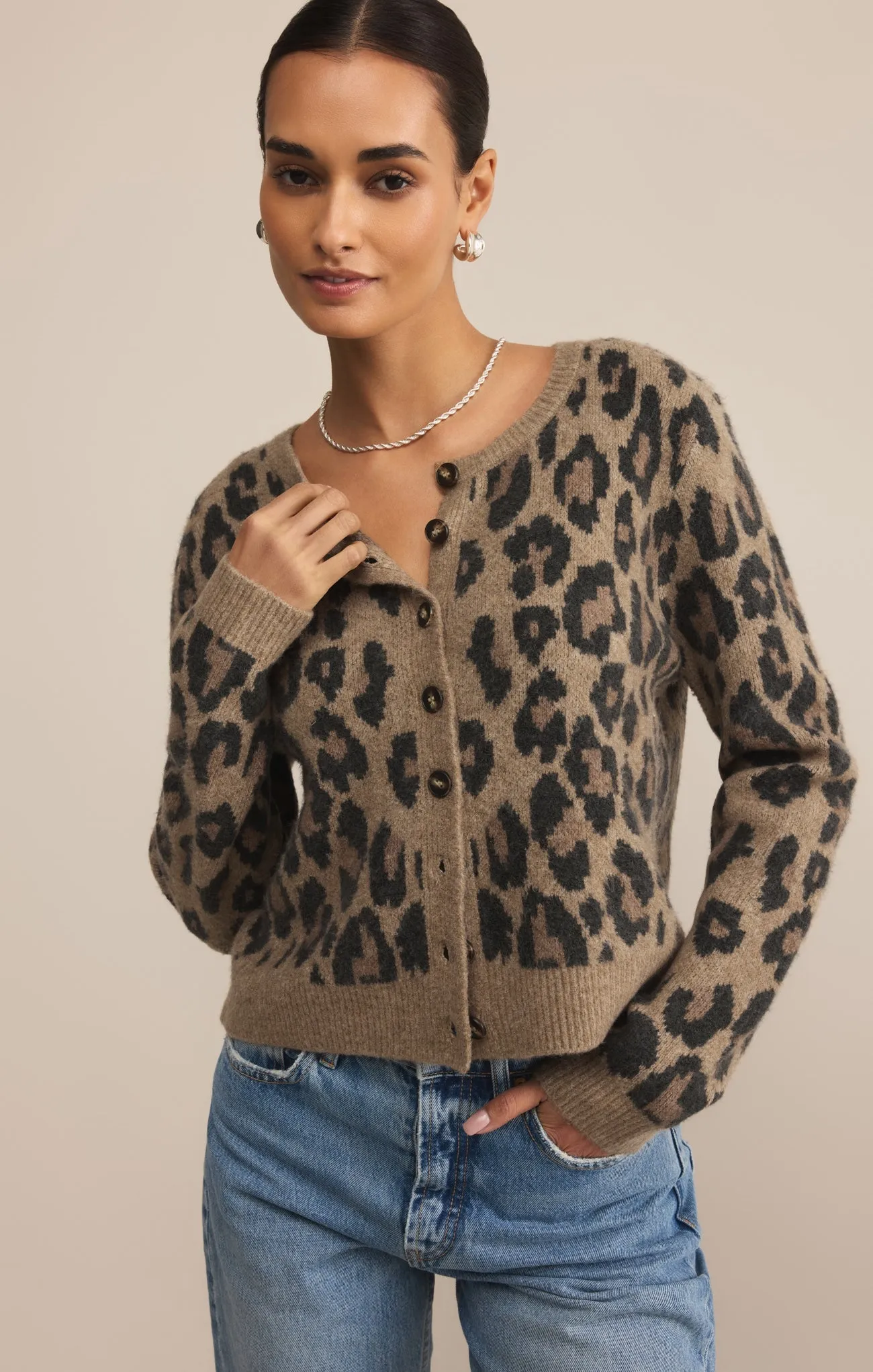 Outlook Leopard Cardigan sold by Z Supply product image thumbnail 5