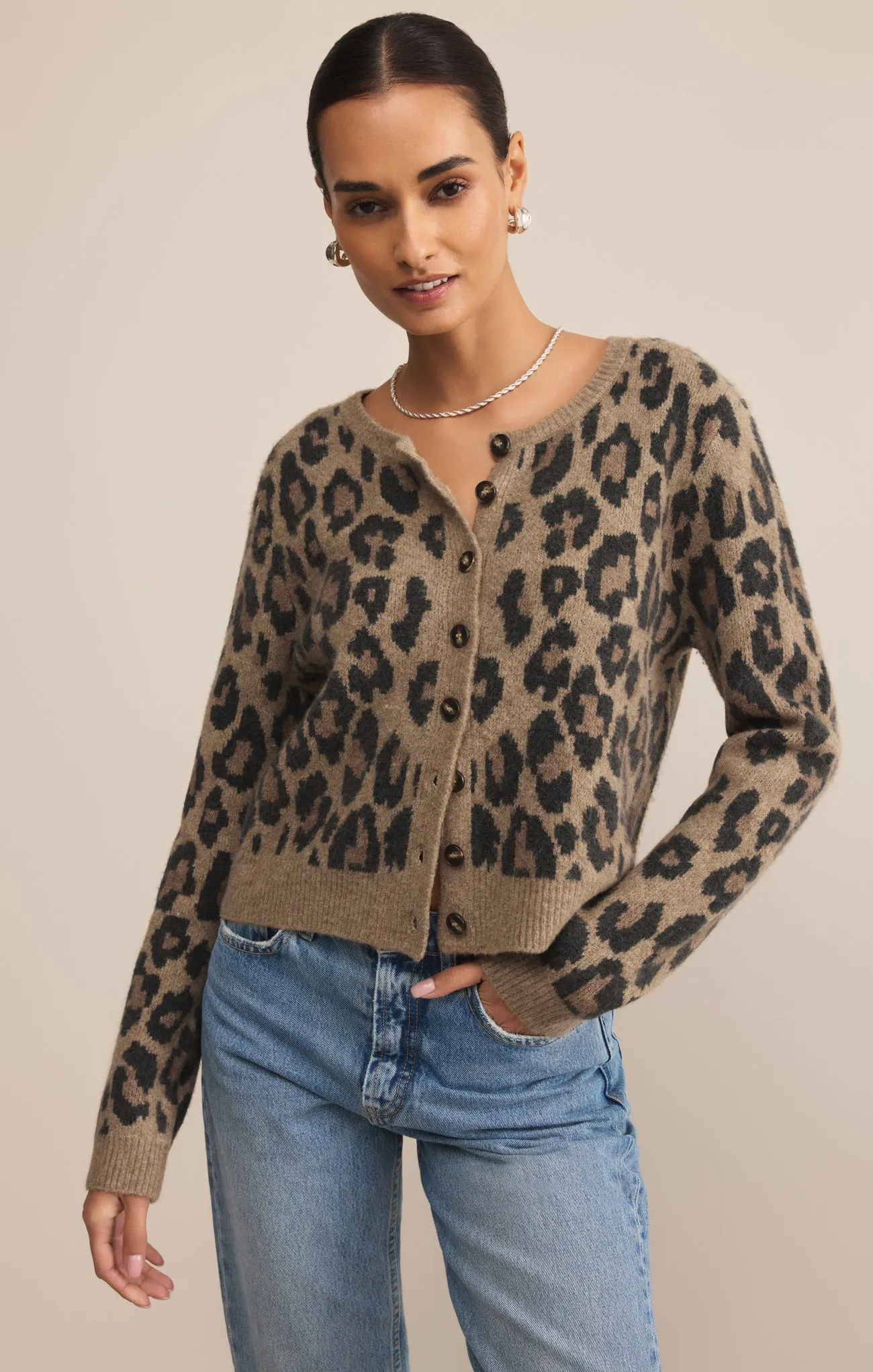 Outlook Leopard Cardigan sold by Z Supply