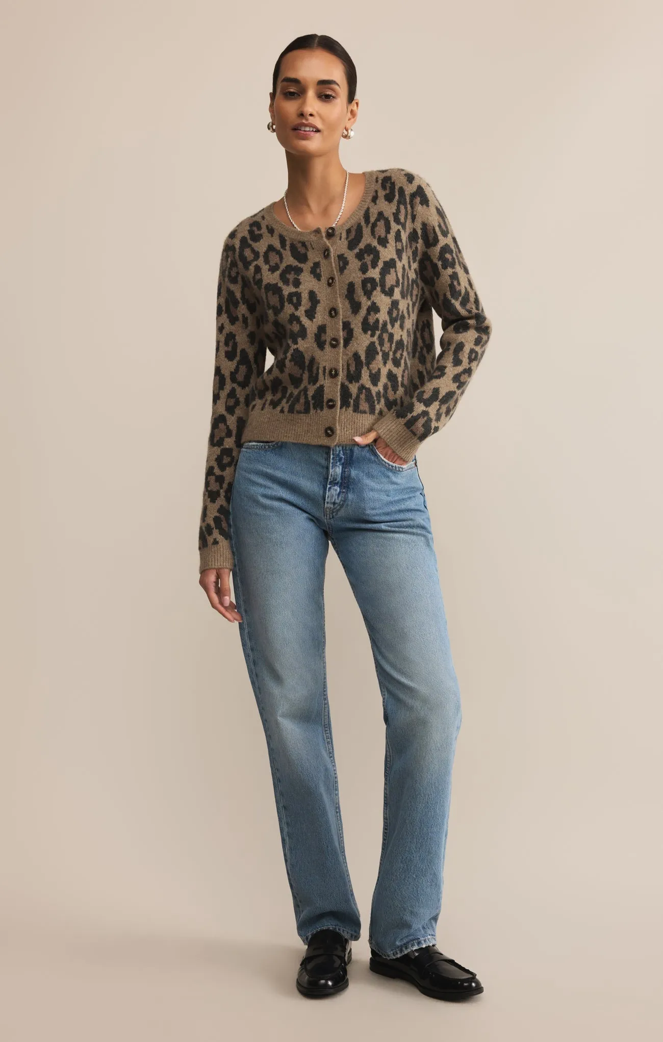 Outlook Leopard Cardigan sold by Z Supply product image thumbnail 4