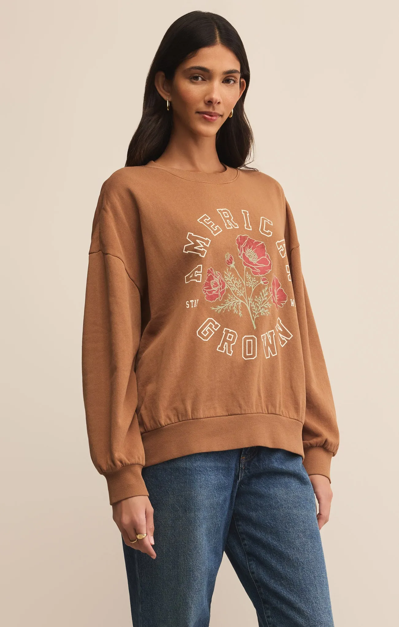 Stay Wild Sunday Sweatshirt sold by Z Supply product image thumbnail 3