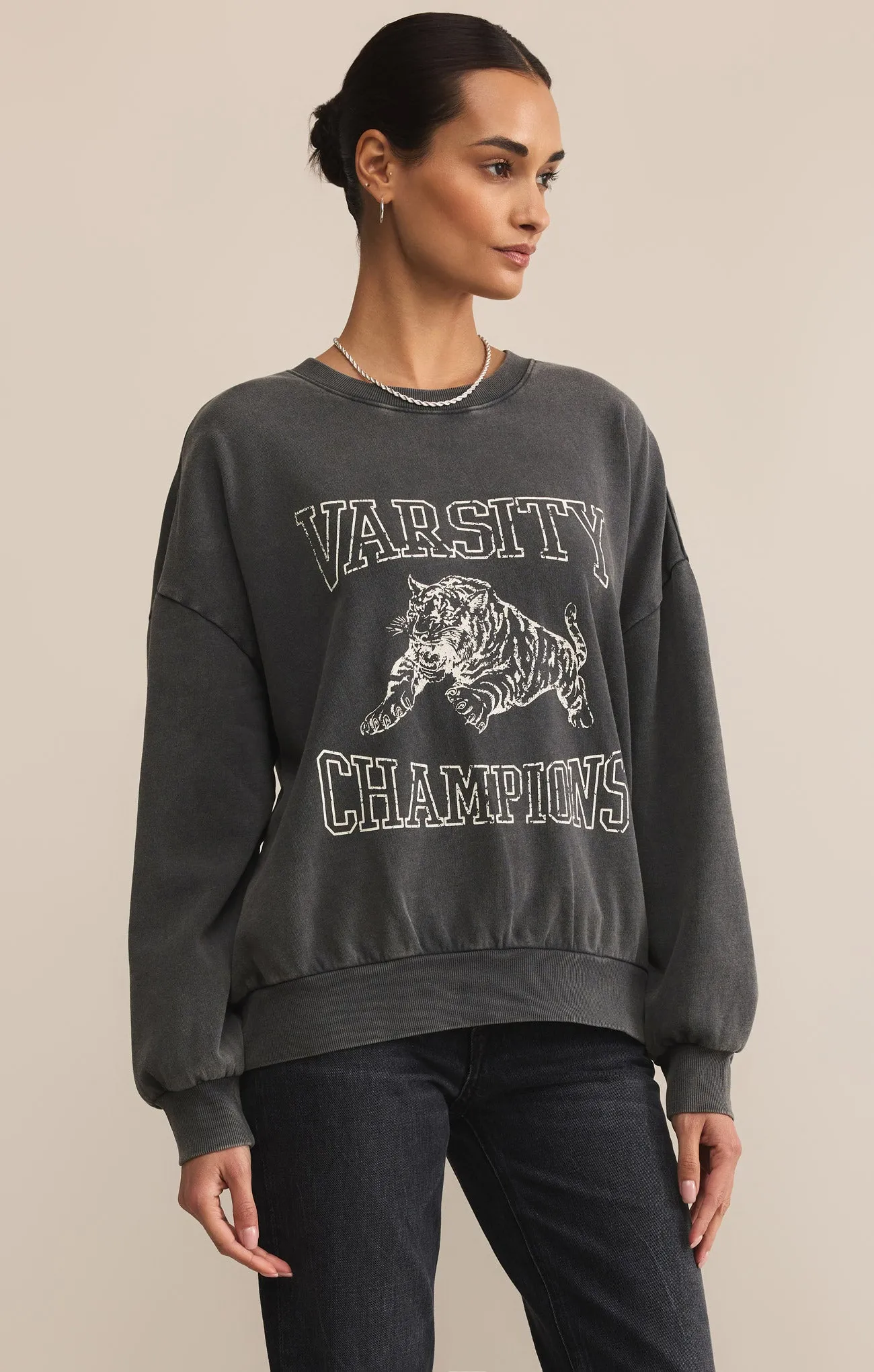 Varsity Sunday Sweatshirt sold by Z Supply product image thumbnail 3