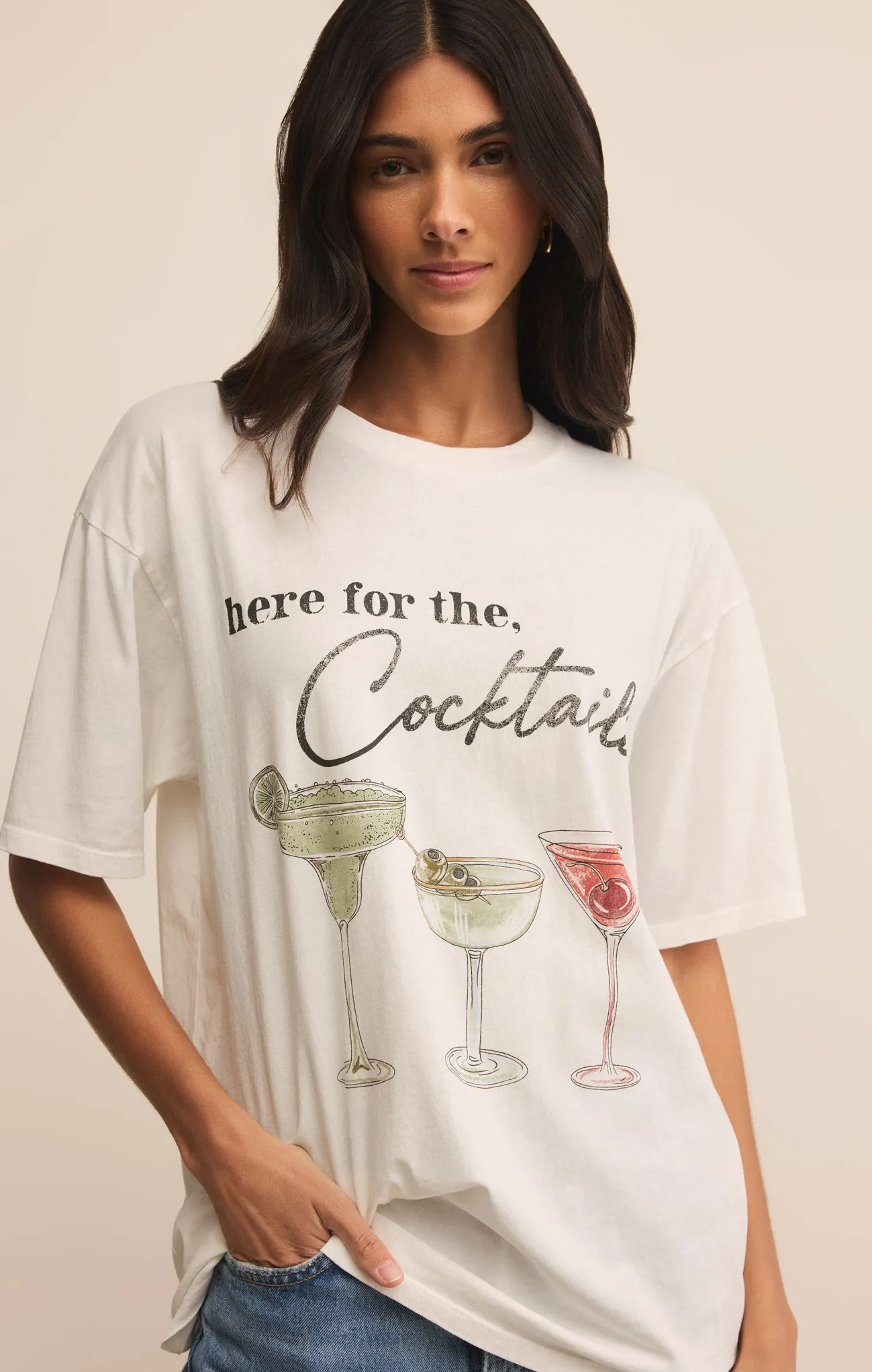 Cocktails City Tee sold by Z Supply