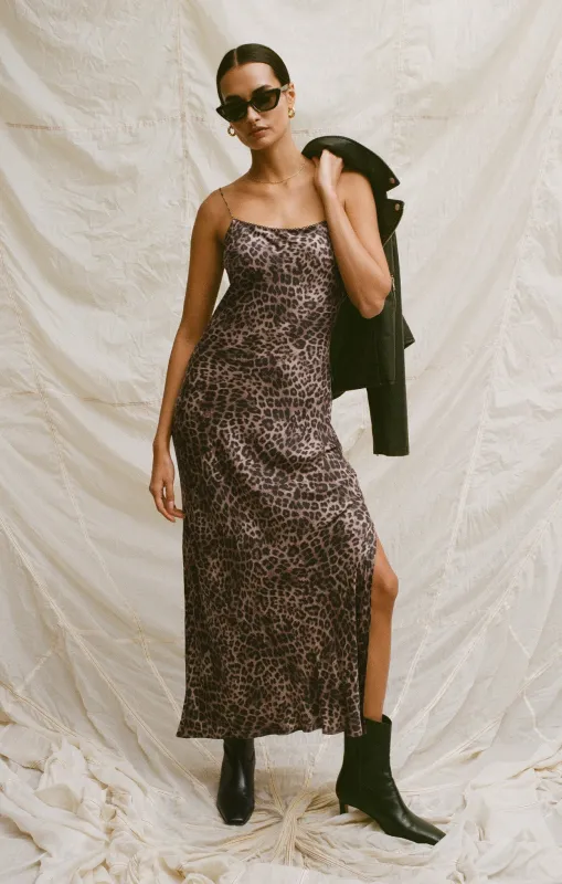 Cielo Leopard Midi Dress sold by Z Supply