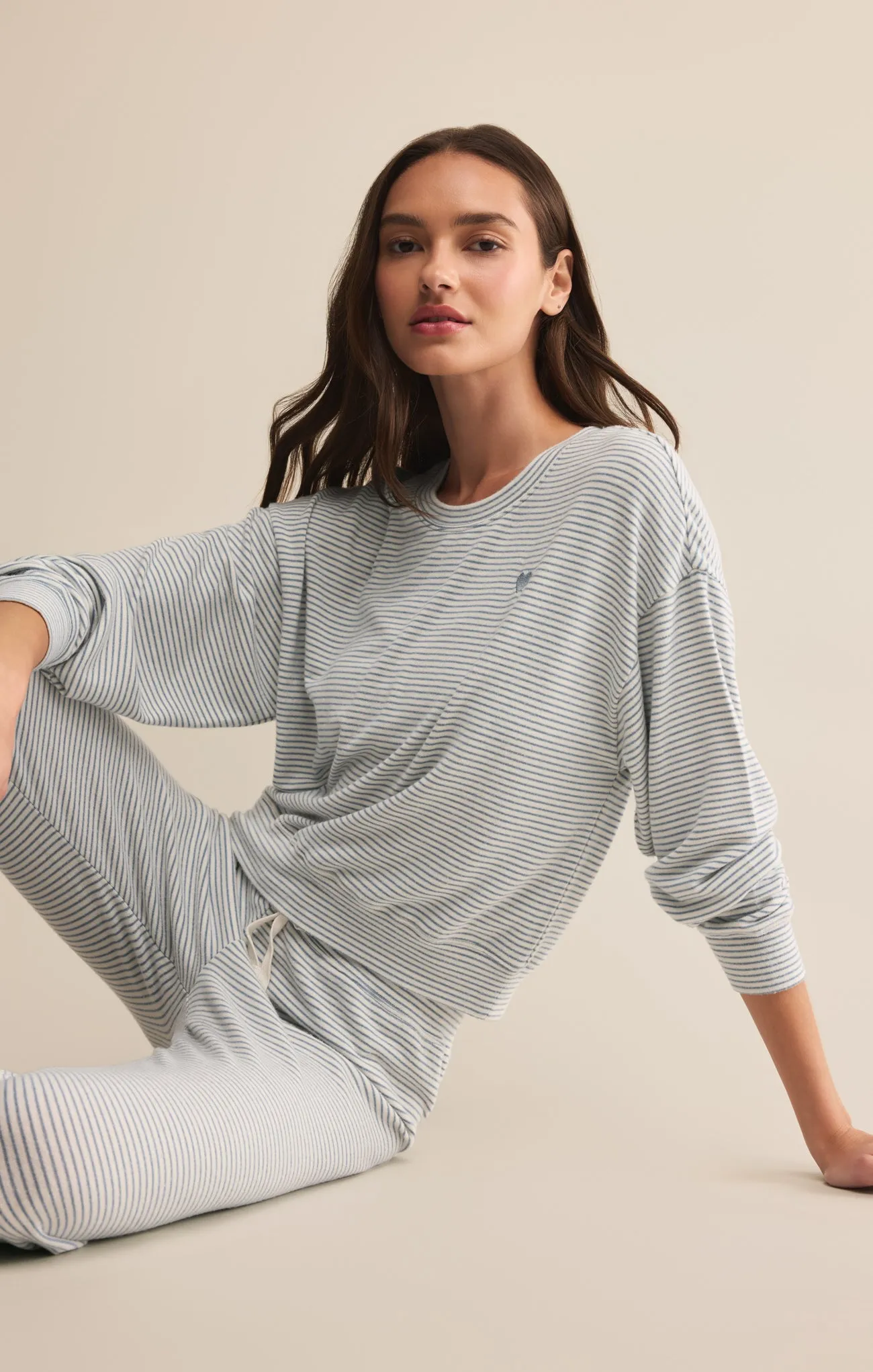 In The Clouds Stripe Pant sold by Z Supply product image thumbnail 5