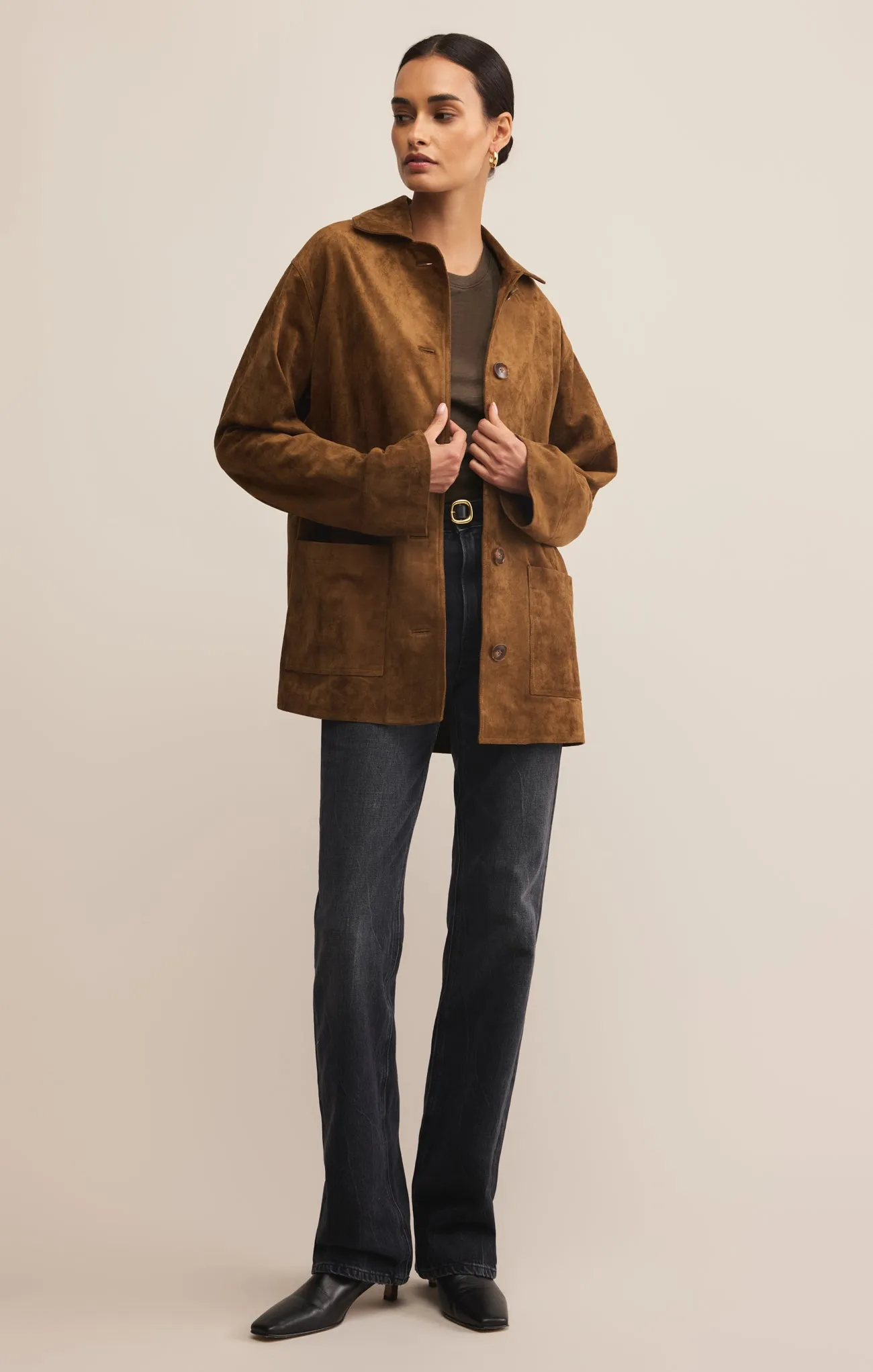 Decker Faux Suede Chore Coat sold by Z Supply product image thumbnail 5