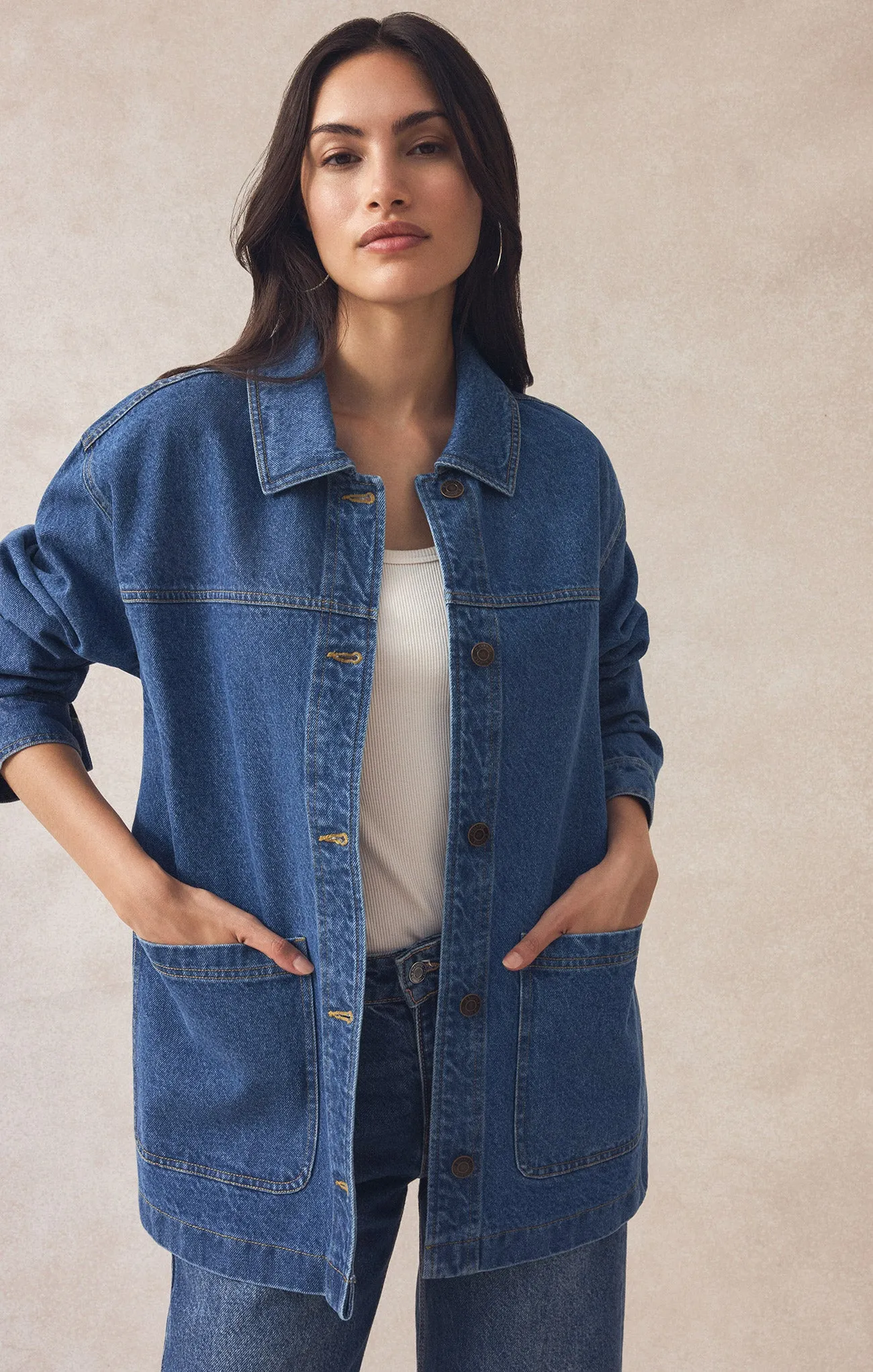 On The Road Denim Jacket sold by Z Supply product image thumbnail 3