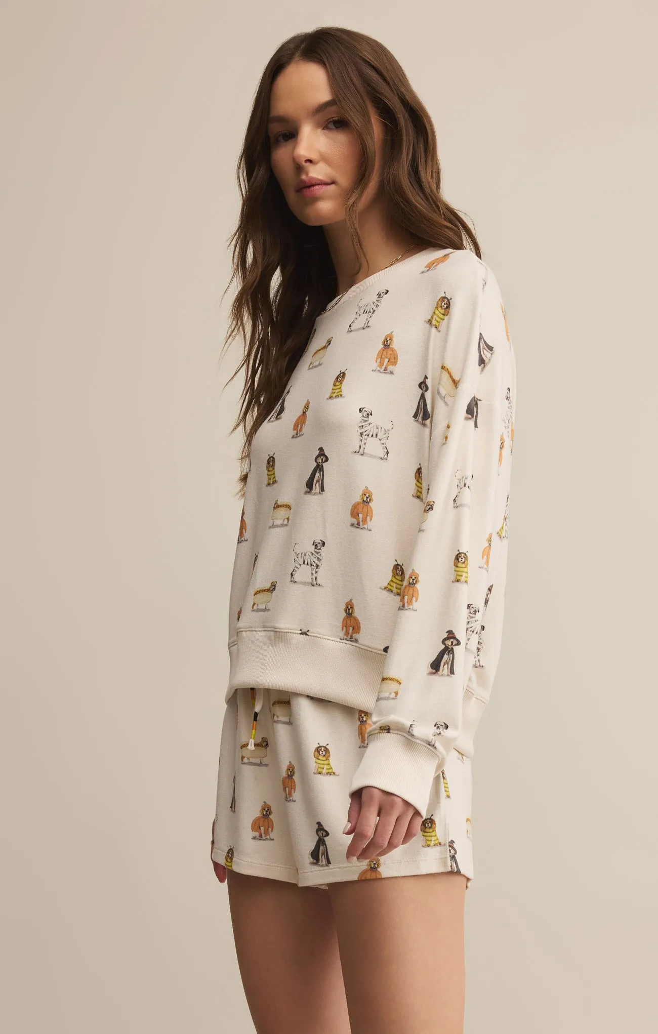 Elle Pup Long Sleeve Top sold by Z Supply product image thumbnail 3