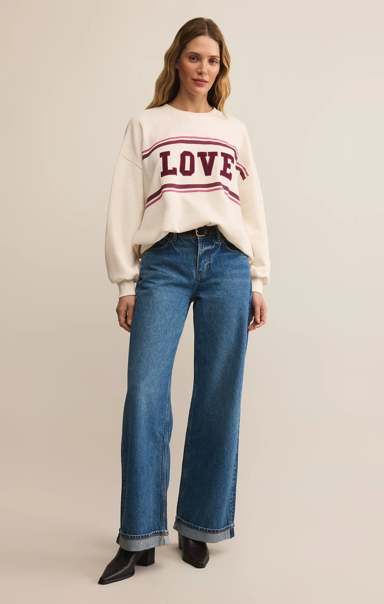 Oversized Love Sweatshirt sold by Z Supply product image thumbnail 4