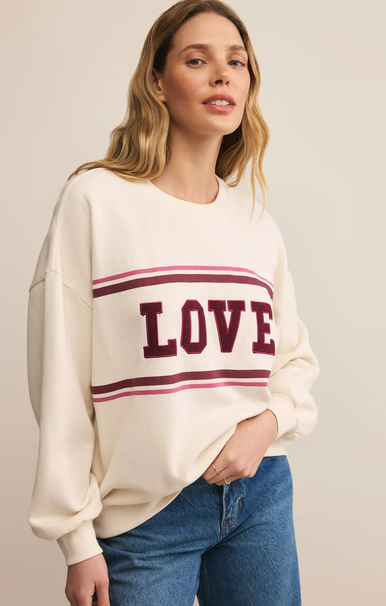 Oversized Love Sweatshirt sold by Z Supply product image thumbnail 5
