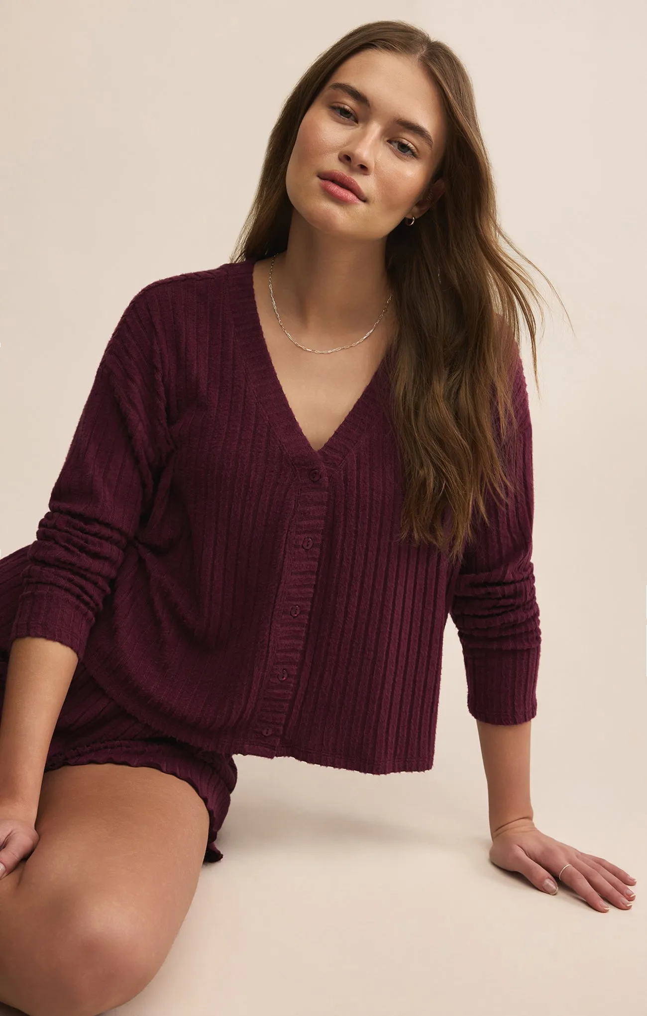 Mara Silky Rib Cardigan sold by Z Supply product image thumbnail 5