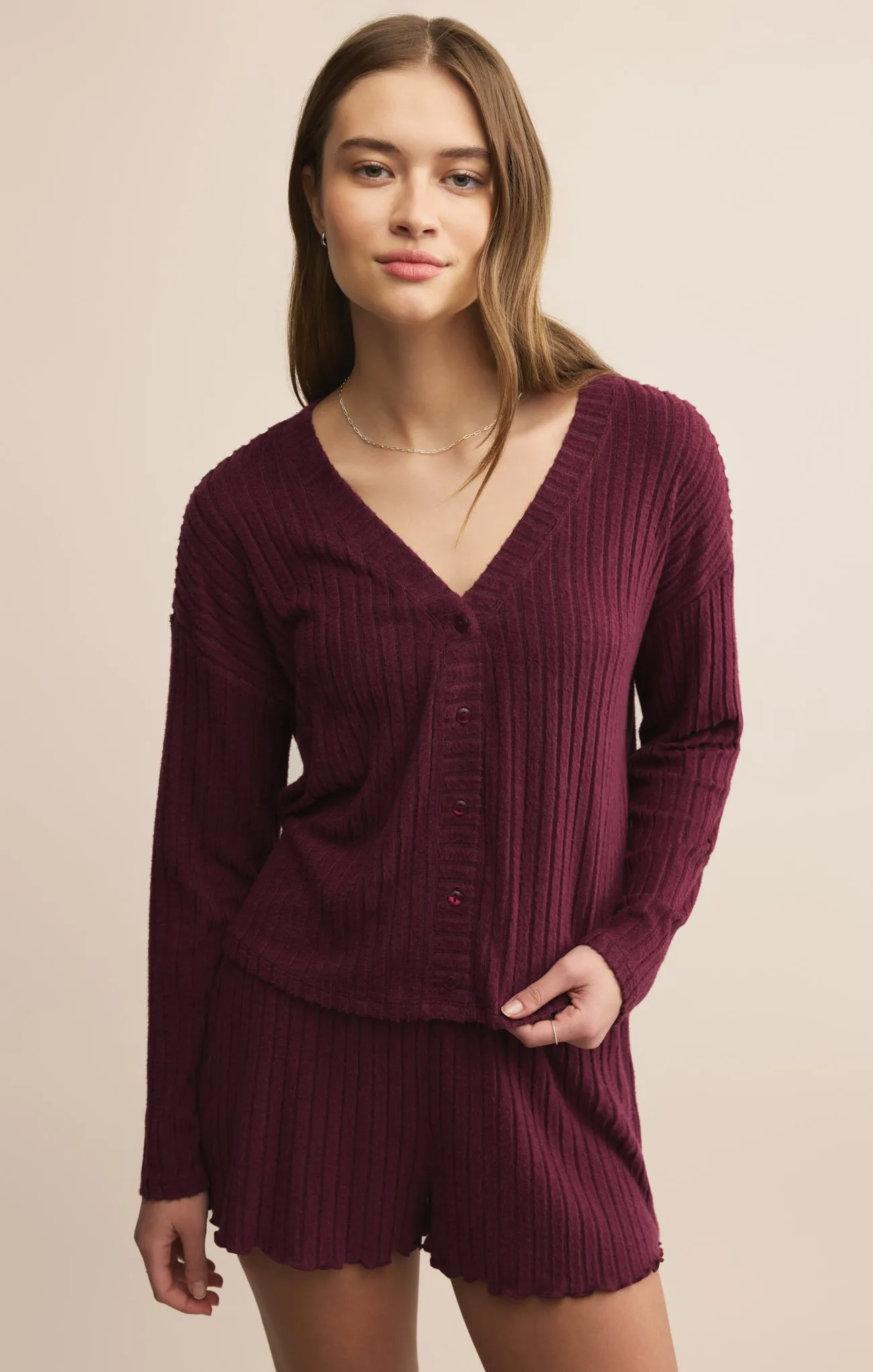 Mara Silky Rib Cardigan sold by Z Supply