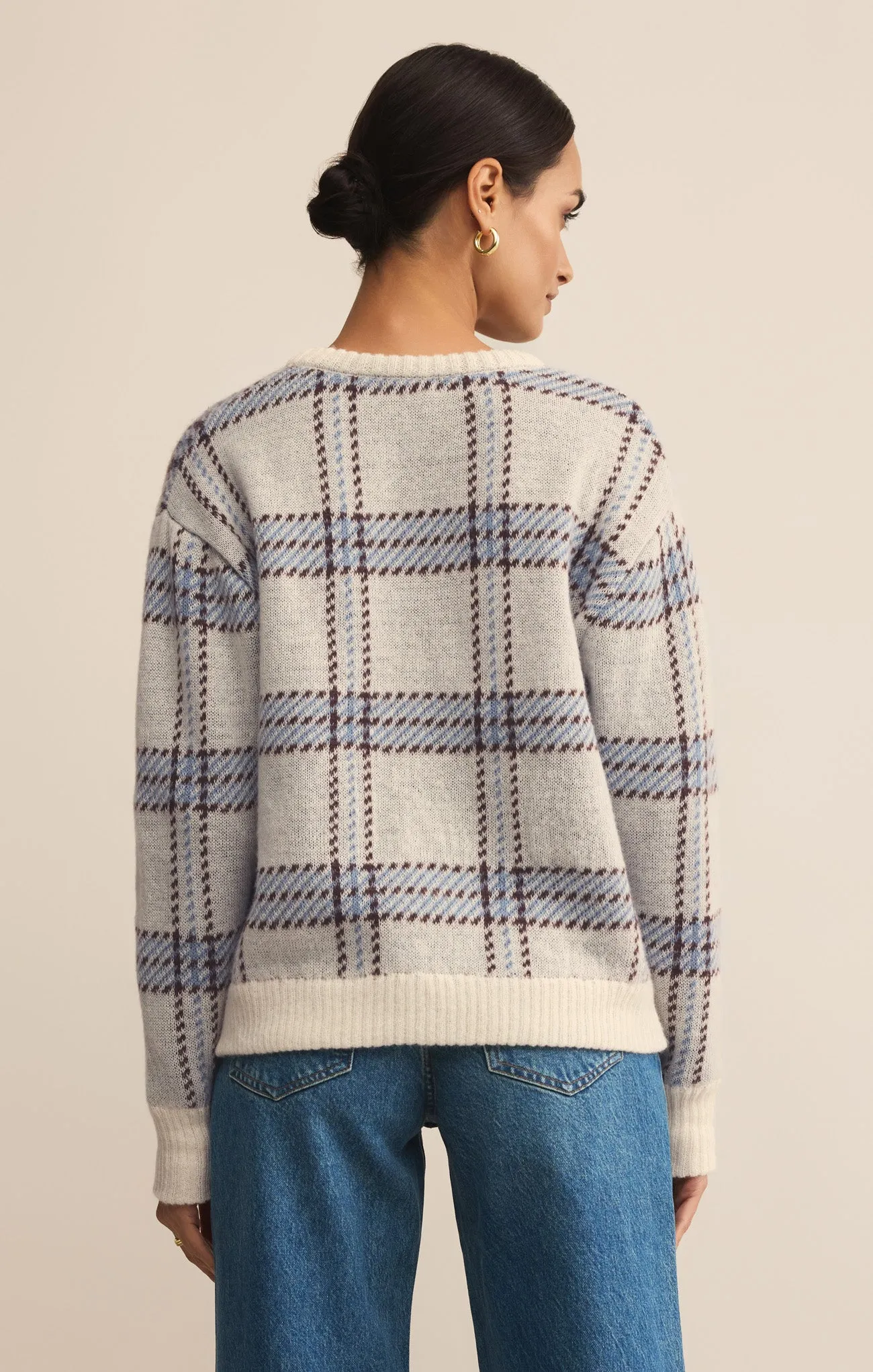 Junction Plaid Sweater sold by Z Supply product image thumbnail 2