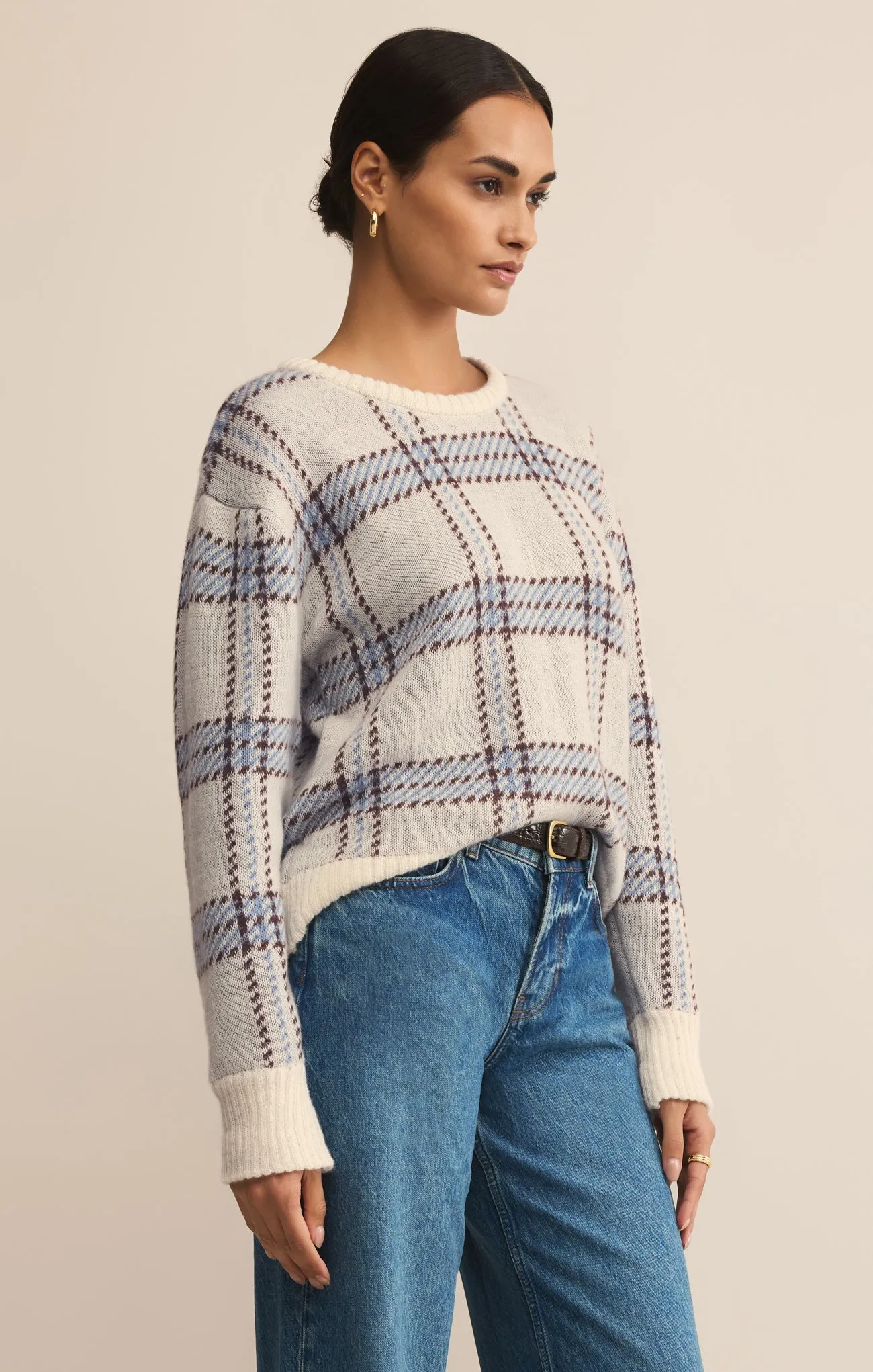 Junction Plaid Sweater sold by Z Supply product image thumbnail 3
