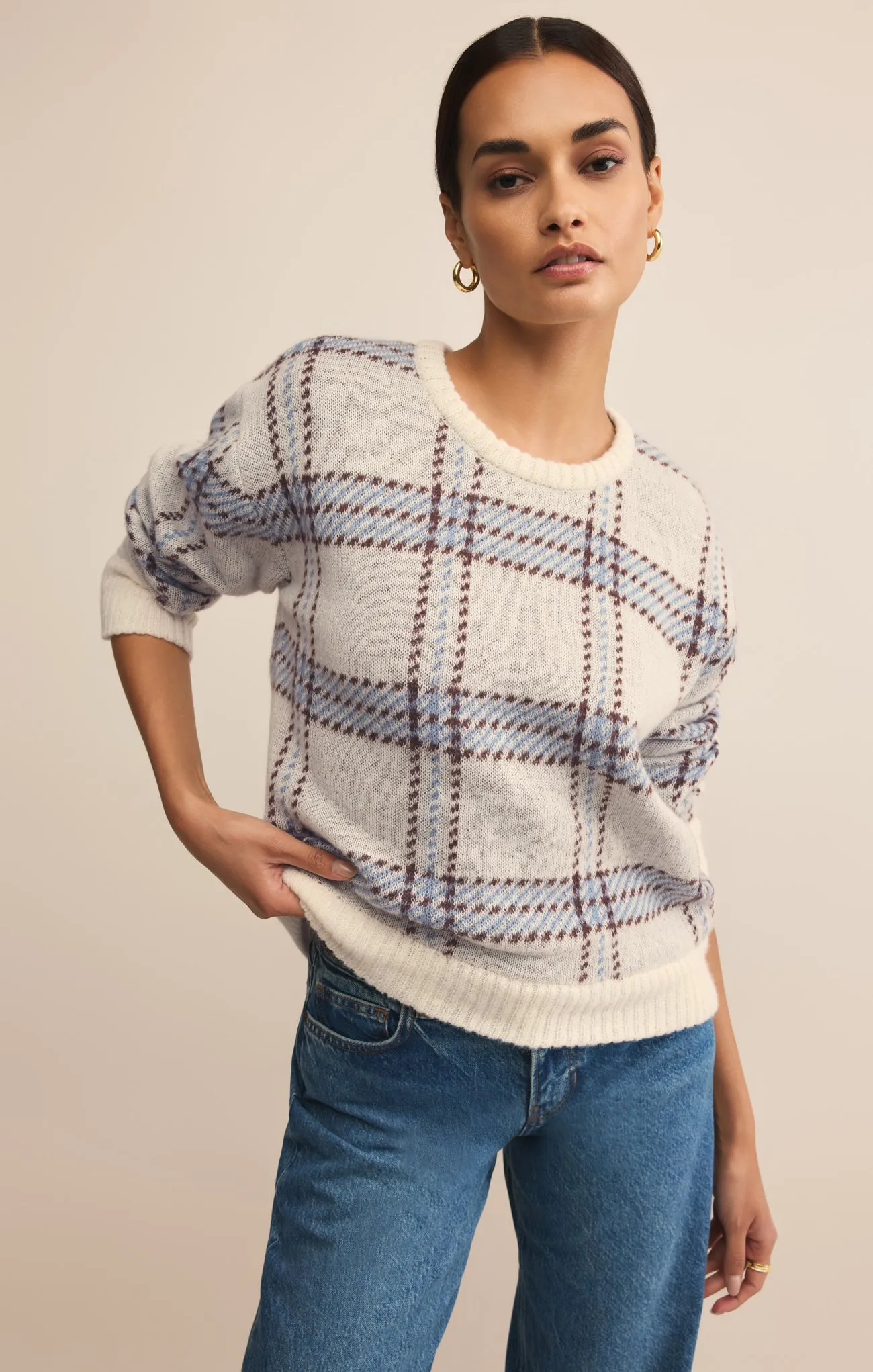 Junction Plaid Sweater sold by Z Supply product image thumbnail 5