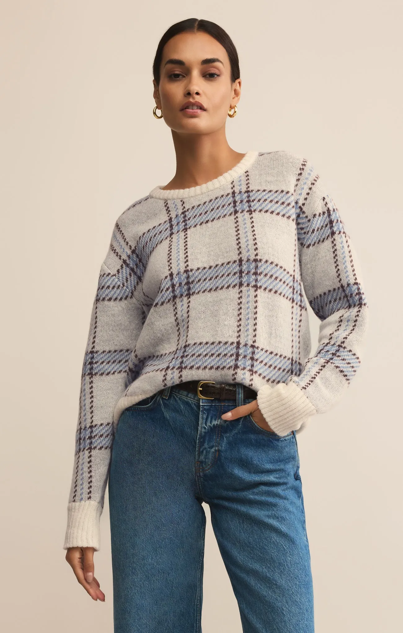 Junction Plaid Sweater sold by Z Supply