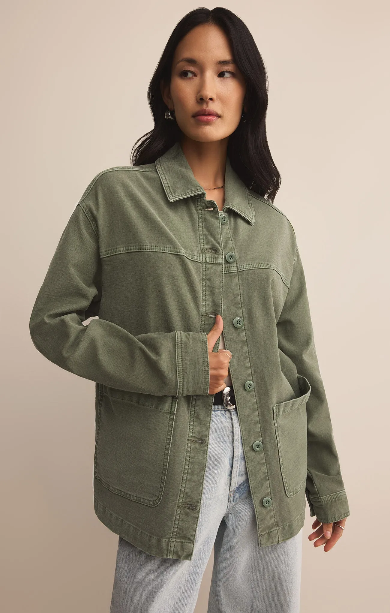 On The Road Relaxed Chore Jacket sold by Z Supply product image thumbnail 5