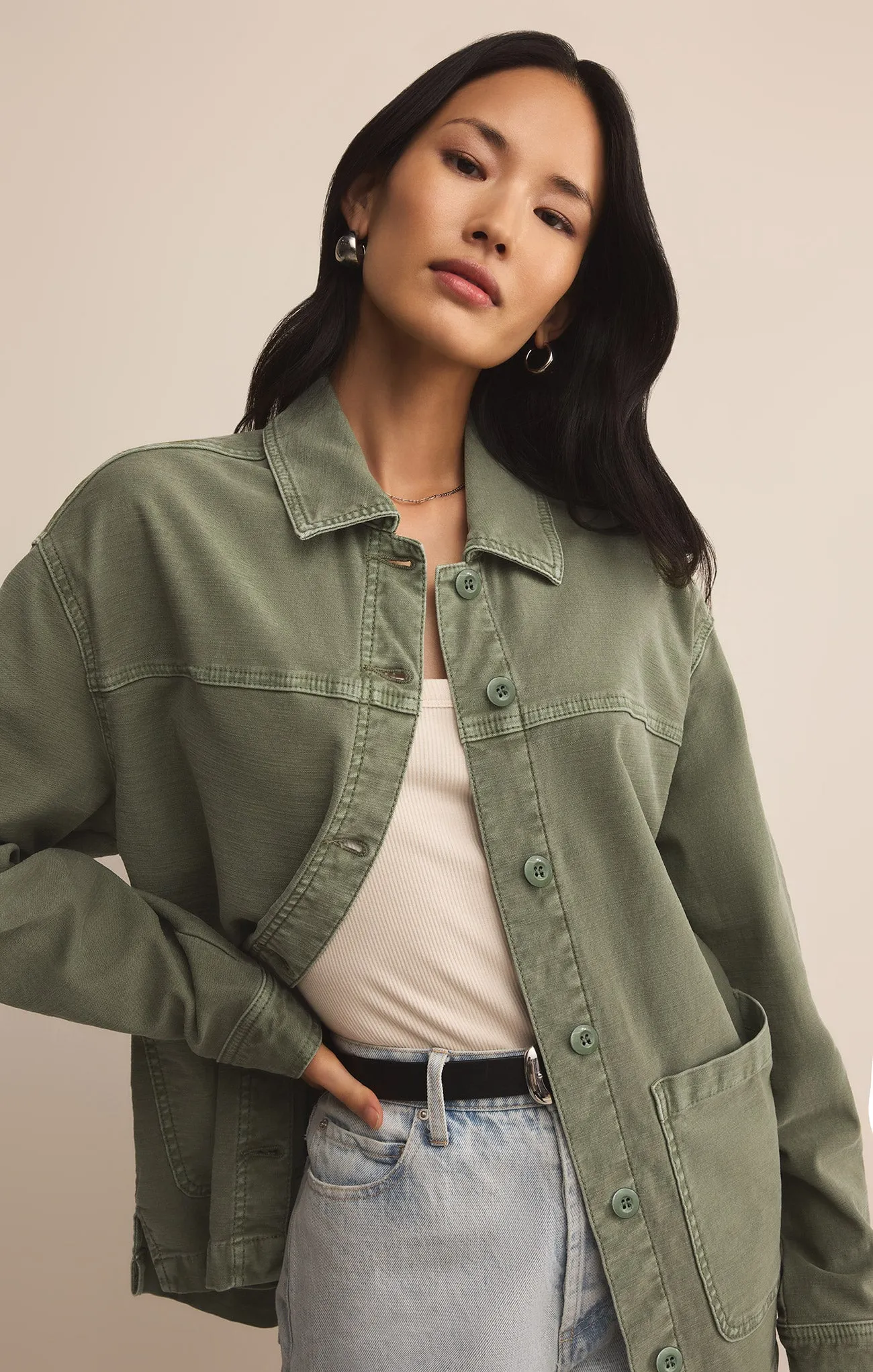 On The Road Relaxed Chore Jacket sold by Z Supply product image thumbnail 4